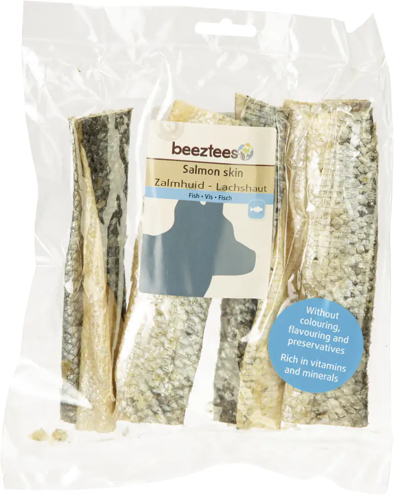 Beeztees Kaustick Lachshaut Hundesnack 50 g