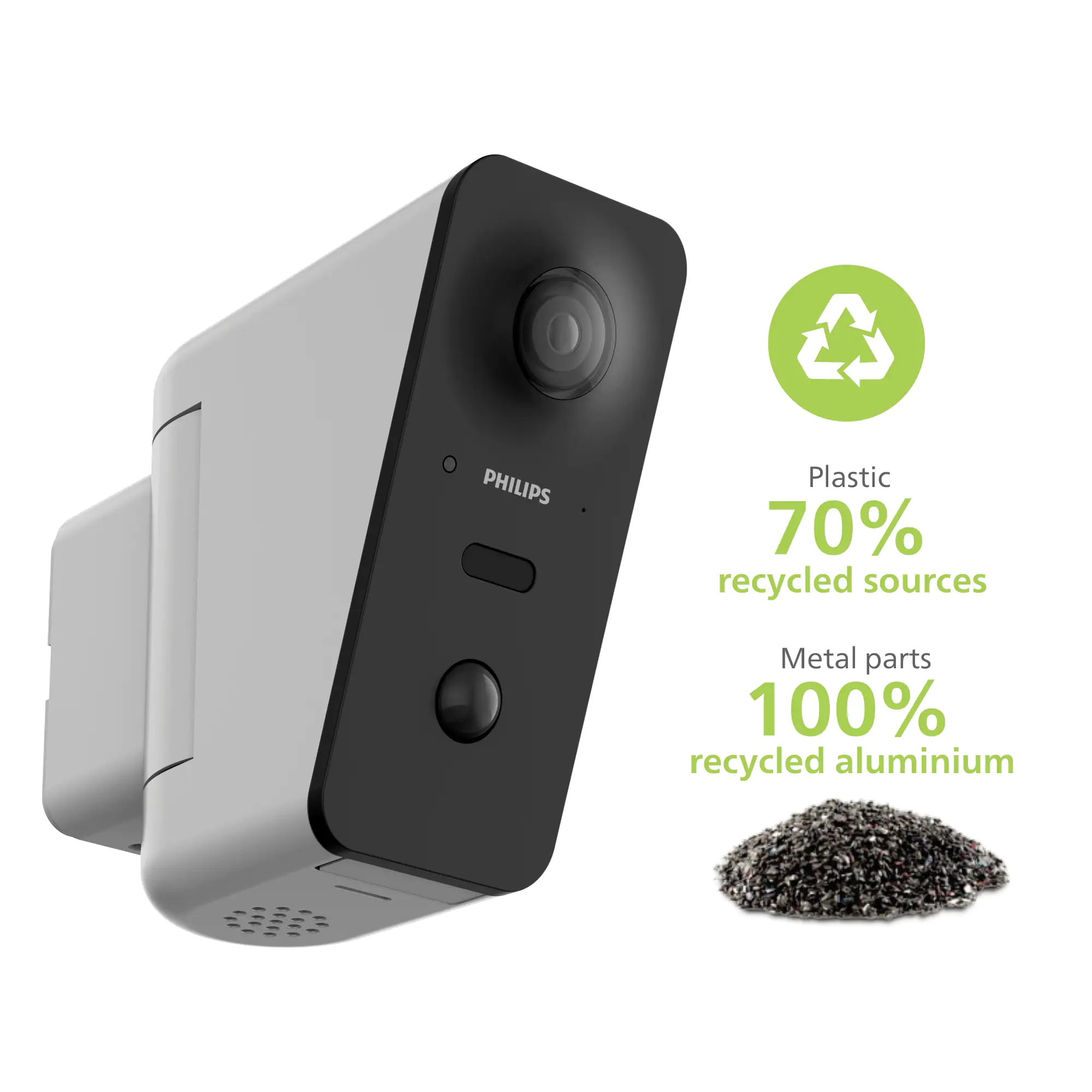 Philips Kamera WelcomeEye View motorisierte und vernetzte Außenkamera