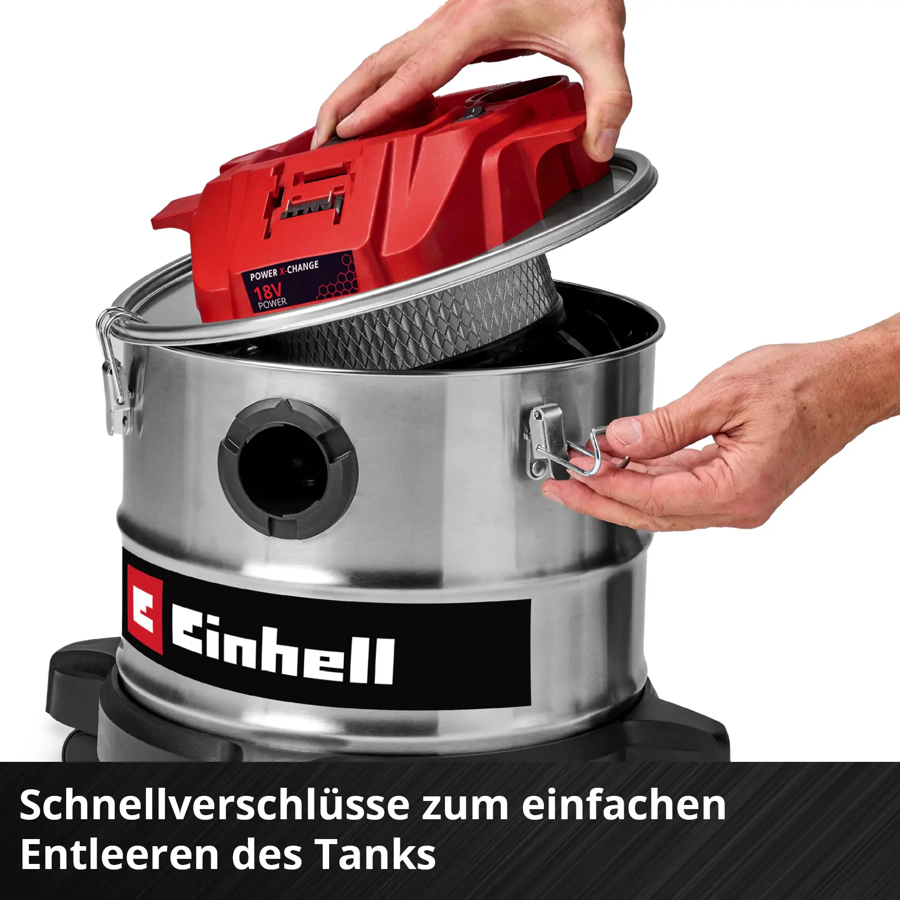 Einhell Akku-Aschesauger TE-AV 18/15 Li C Solo 18 V