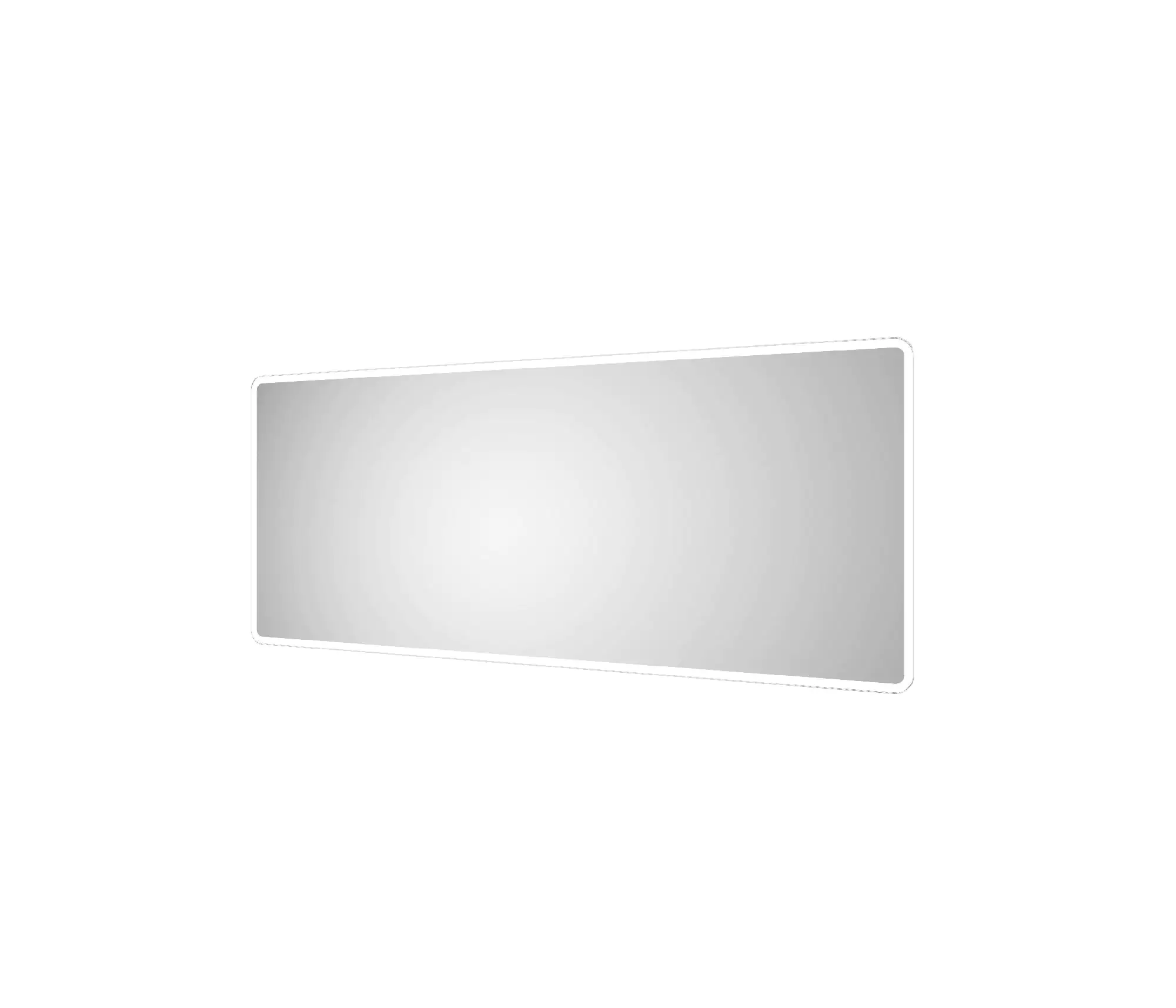 DSK LED Lichtspiegel Silver Luna 160 x 70 cm