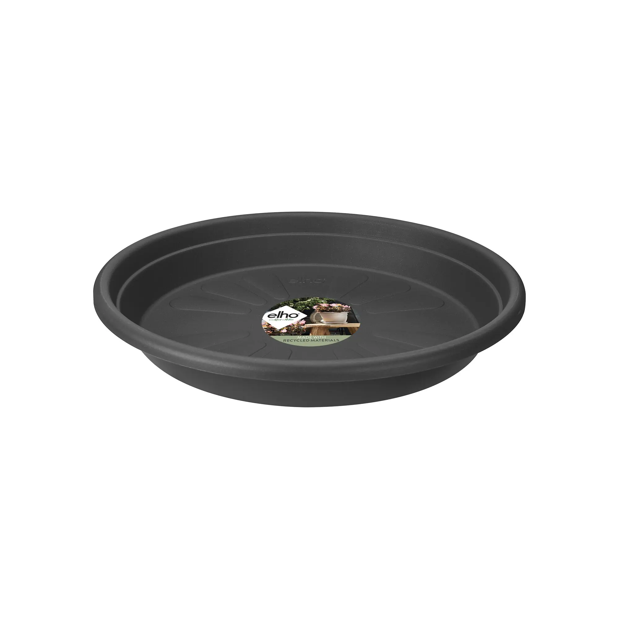 Elho Untersetzer für Blumentopf Loft Urban Kunststoff anthrazit Ø 21 cm 