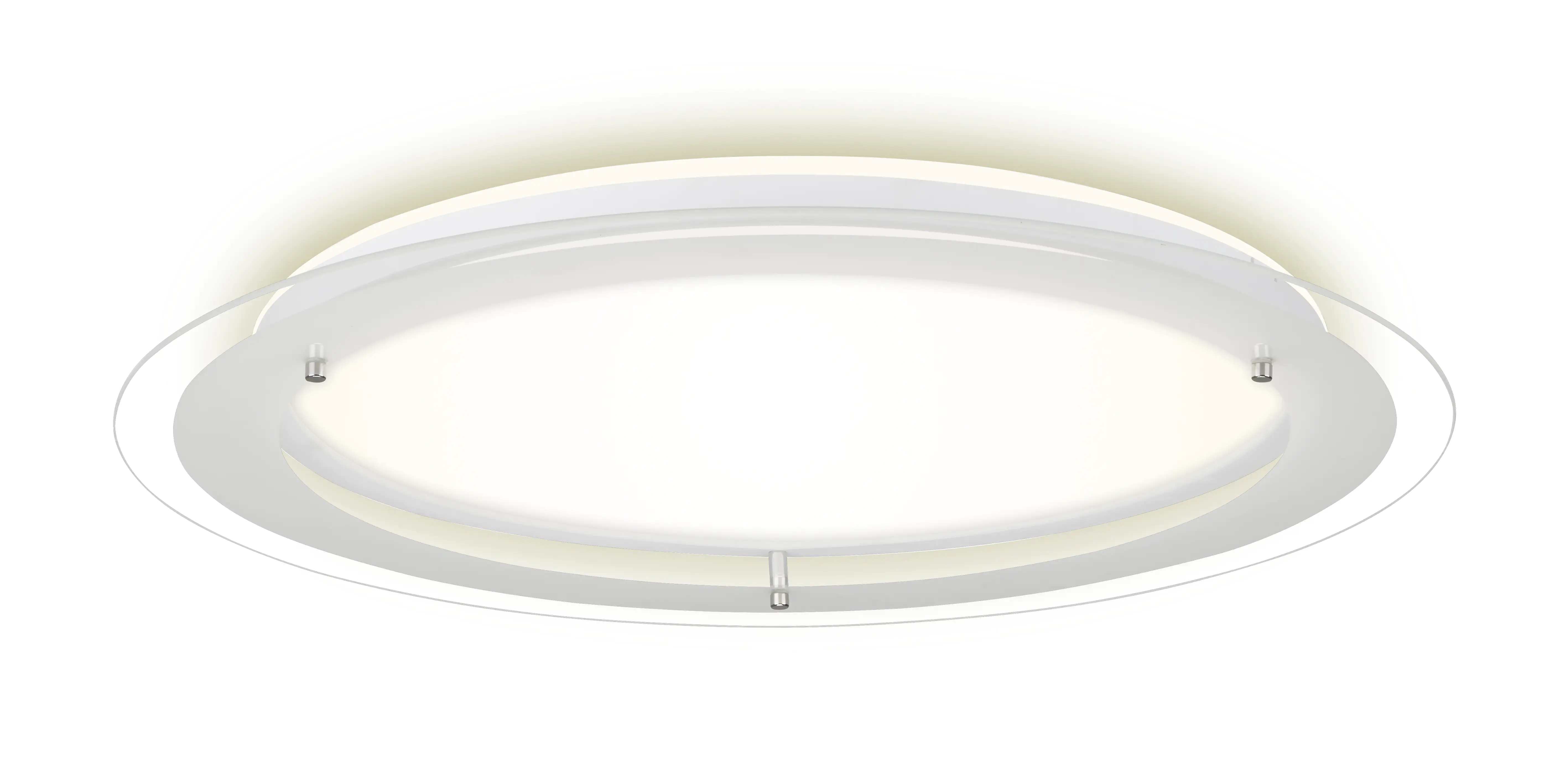 Briloner LED Deckenleuchte Free weiß Ø 40 cm mit Backlight-Effekt