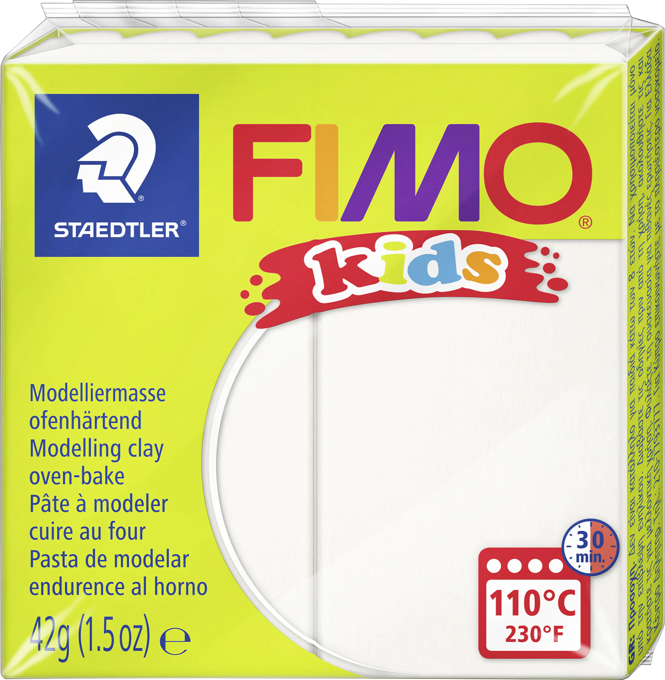 Fimo Kids Modelliermasse weiß 42 g