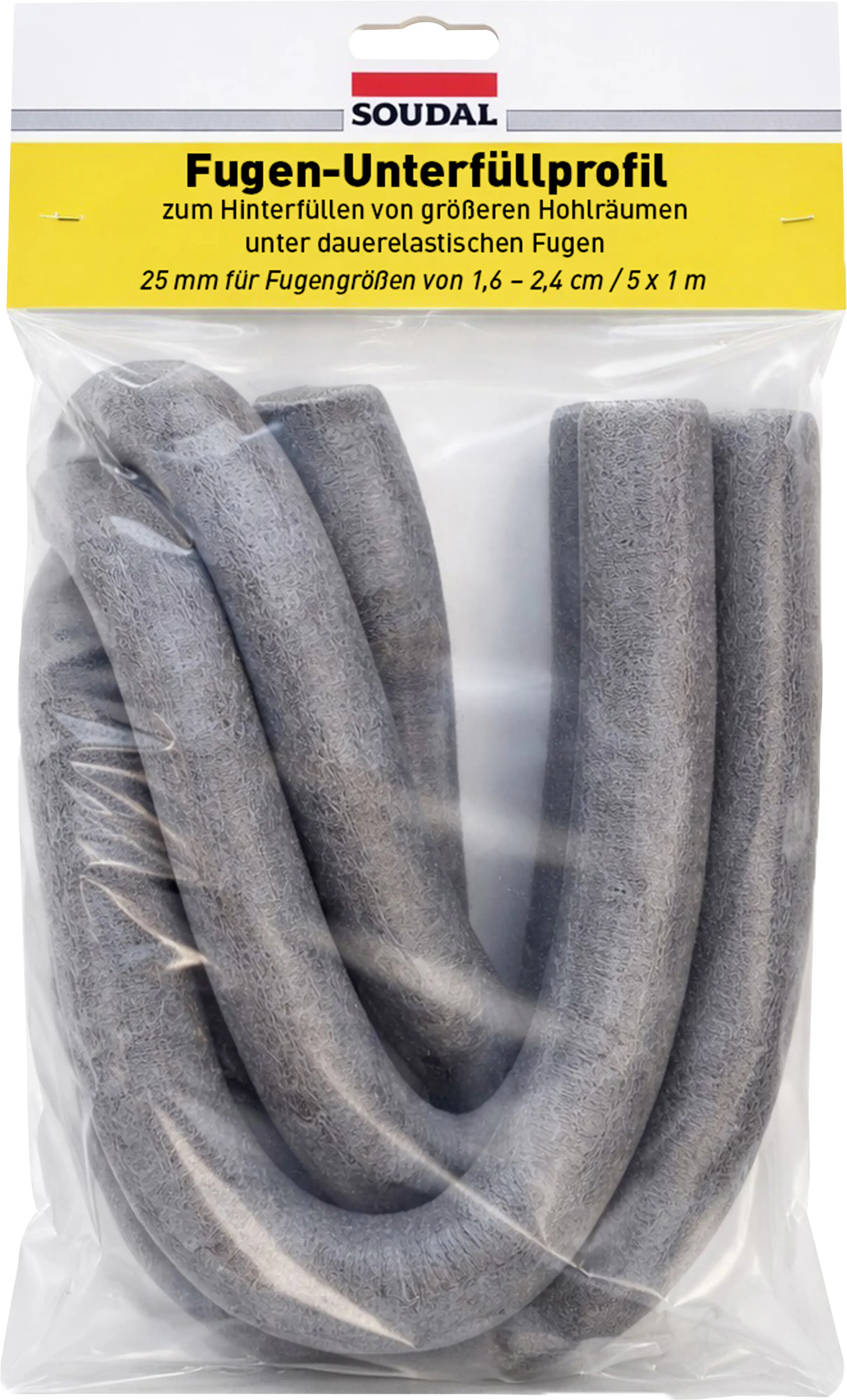 Soudal Fugenfüllprofil grau Ø 2,5 cm x 5 m