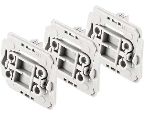 Bosch Smart Home Berker Adapter 3er Set, für Licht & Rollladensteuerung