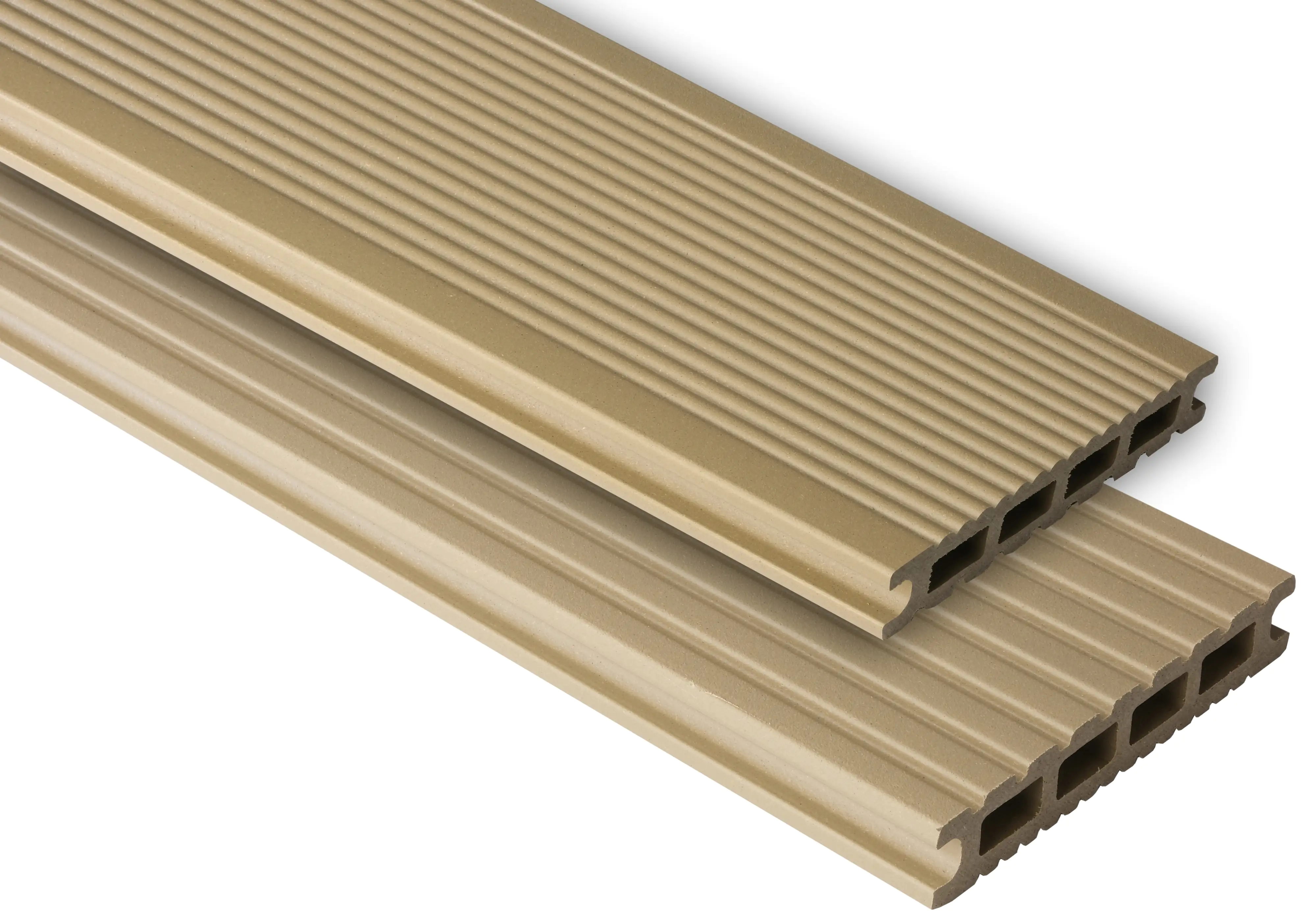 Kovalex Terrassendiele WPC 14,5 x 2,6 cm sand mattiert Meterware