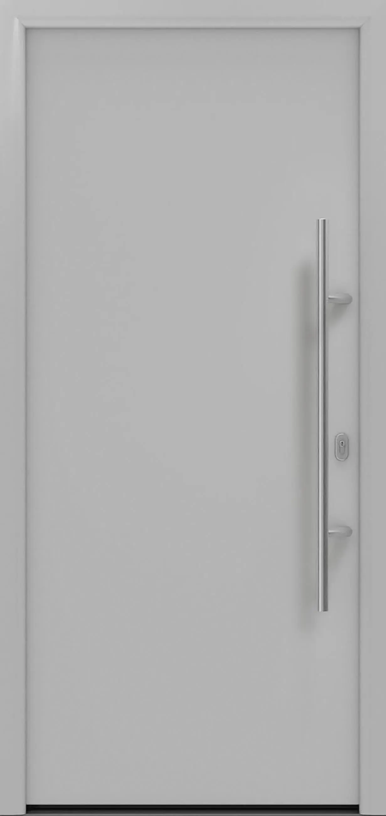 EcoStar Haustür ISOPRO IP 010 weißaluminium 110 x 210 cm