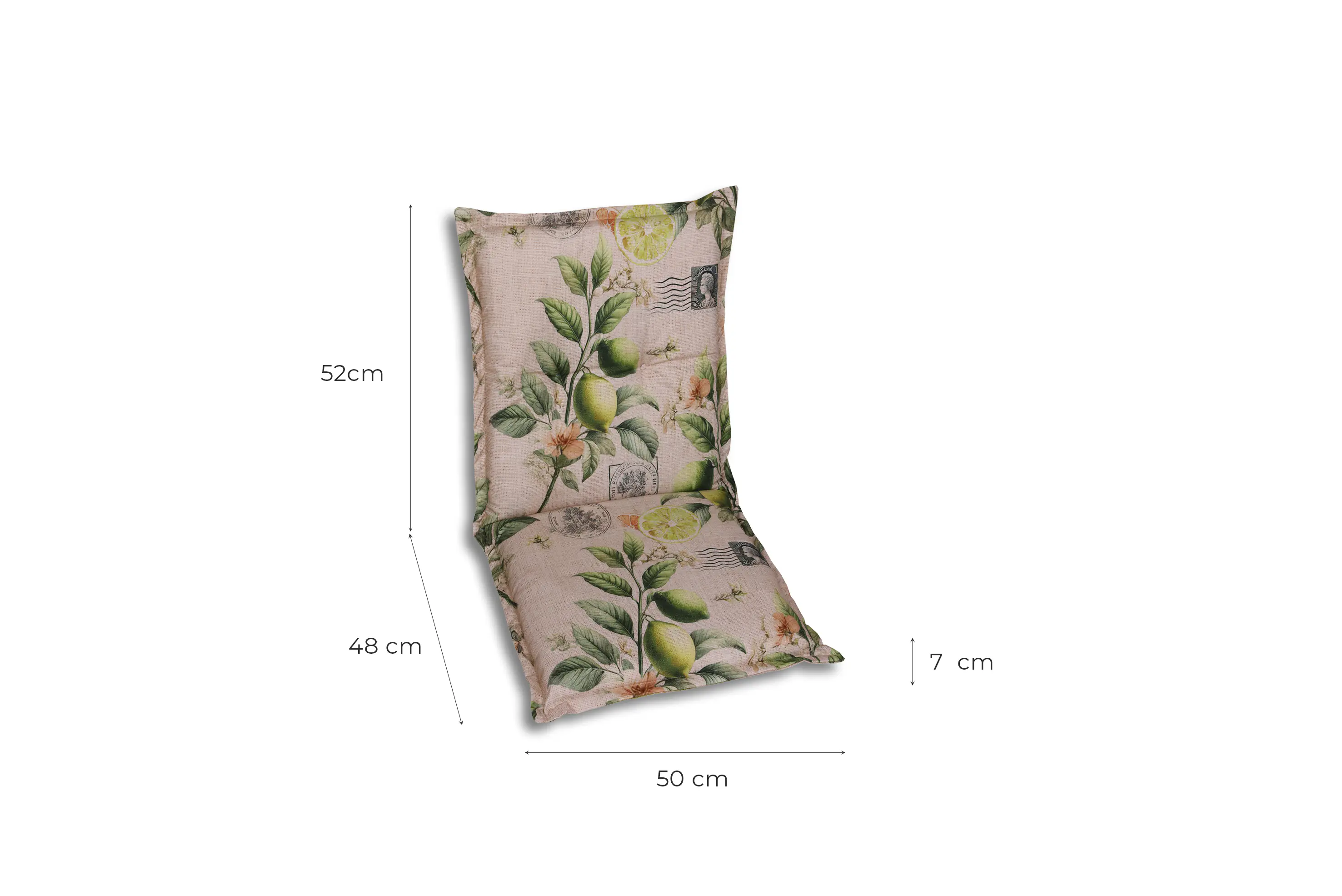 GO-DE Gartenstuhlauflagen niedriglehner 100 x 50 x 7 cm sand