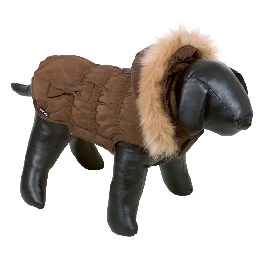 Nobby Hundemantel Daiki Rückenlänge 20 cm braun