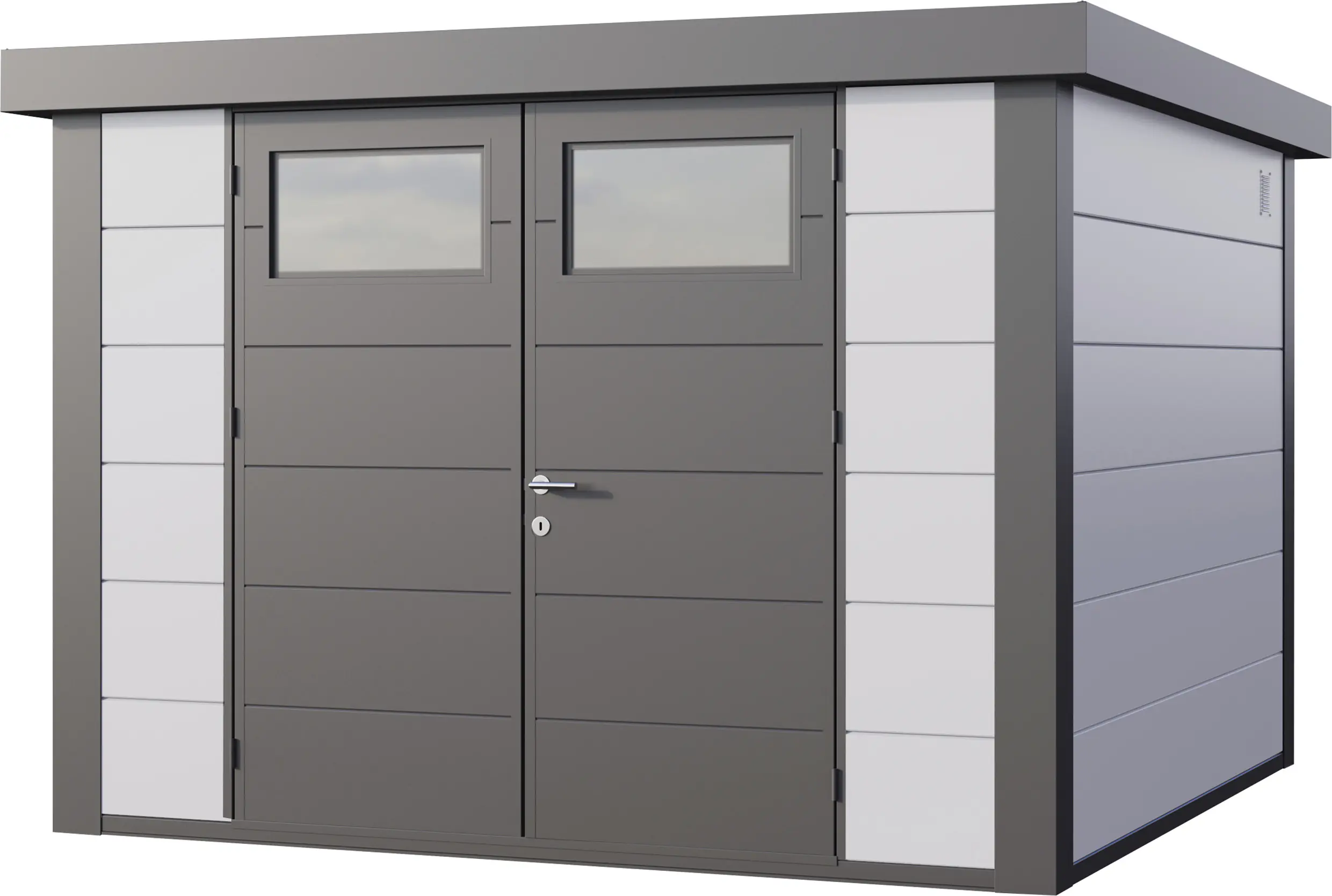 Telluria Gerätehaus Classico 3030 weiß 298 x 298 cm