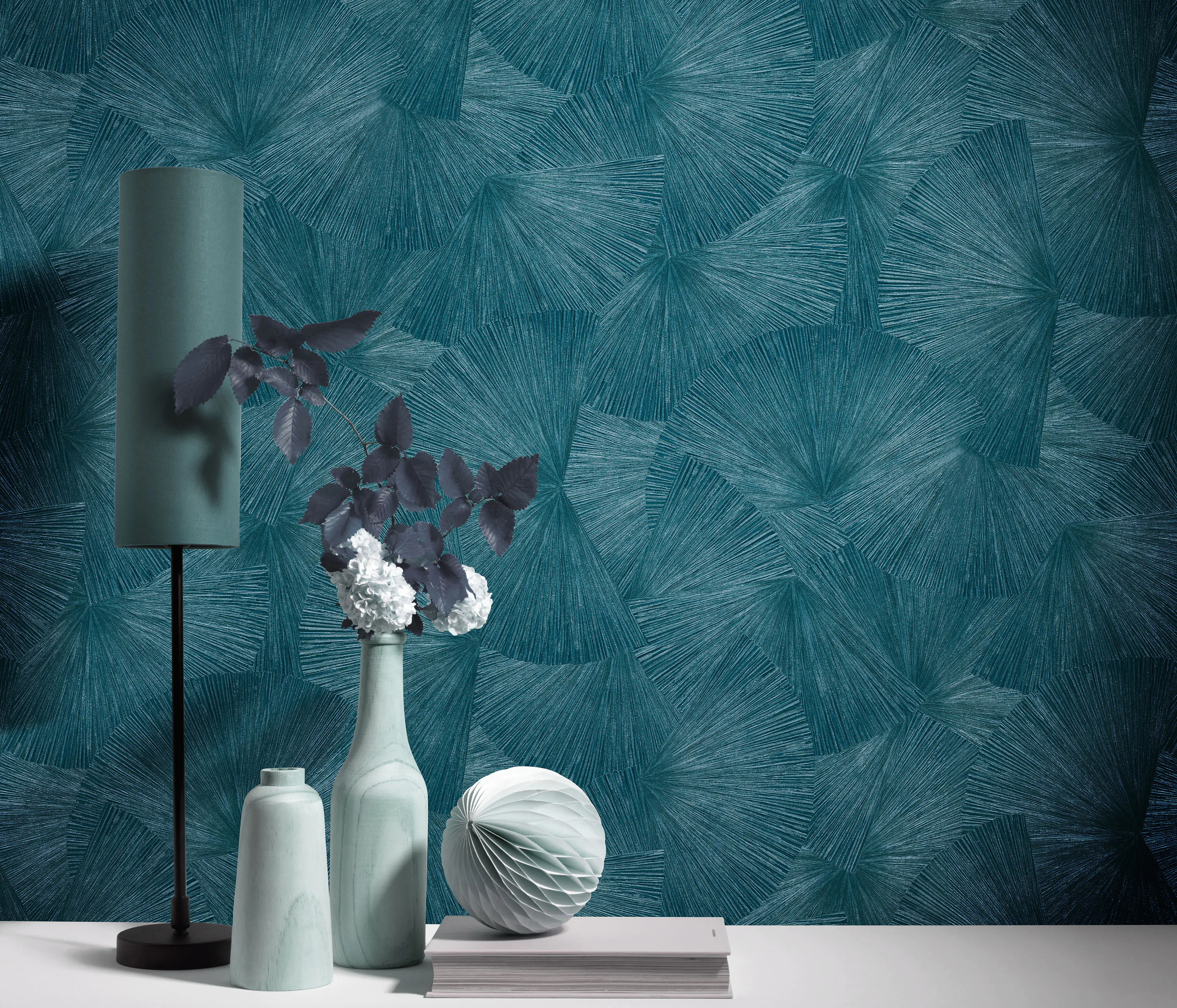 Guido Maria Kretschmer Vliestapete 10219-19 Fashion For Walls 3 grafik petrol 10,05 x 0,53 m