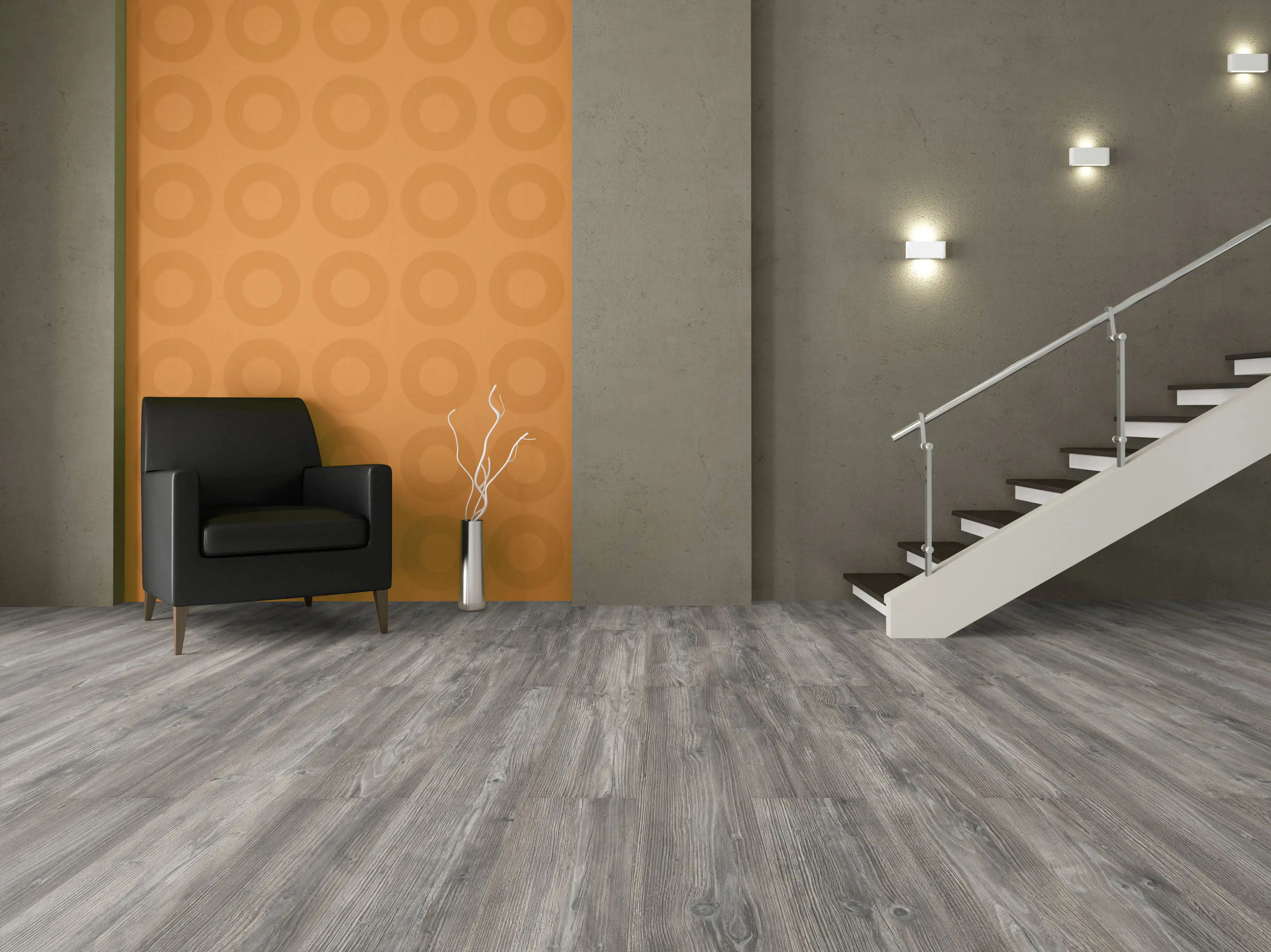Classen Laminat 7 mm 4V 128,6 x 19,4 cm 7 mm Kiefer grau