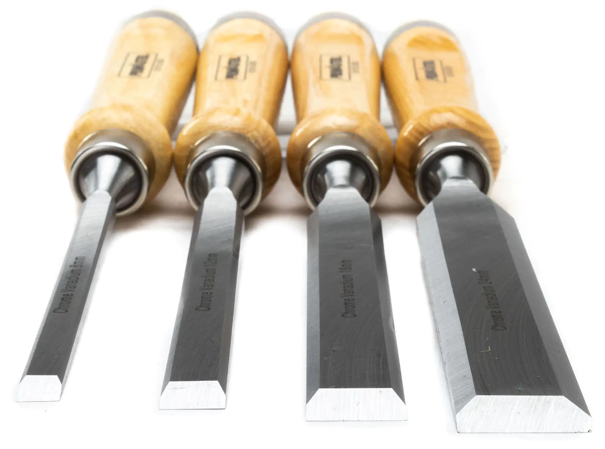Primaster Stechbeitel-Set 4-teilig mit Holzgriff