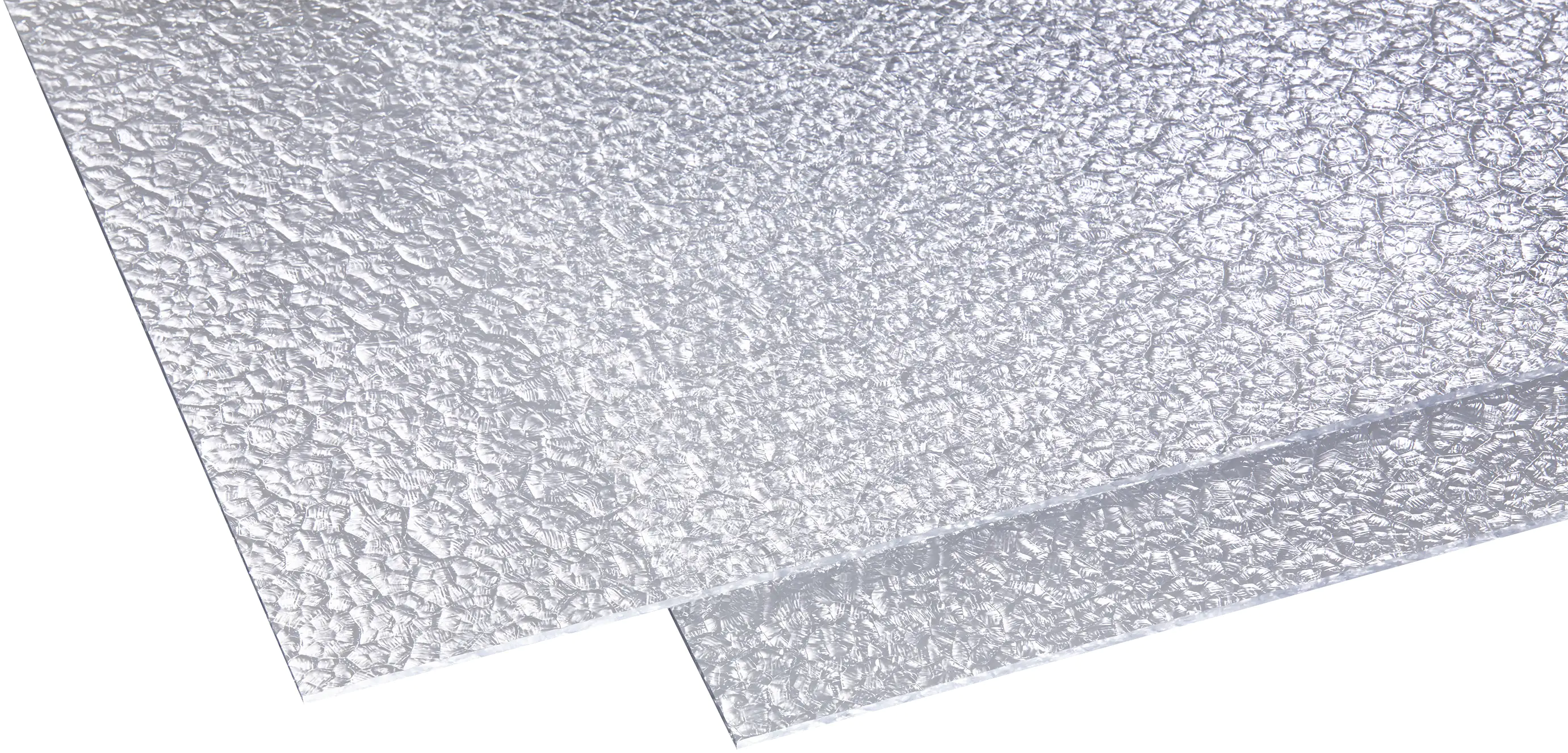 Gutta Polystyrolglas Wabe 100 x 100 cm 5 mm klar