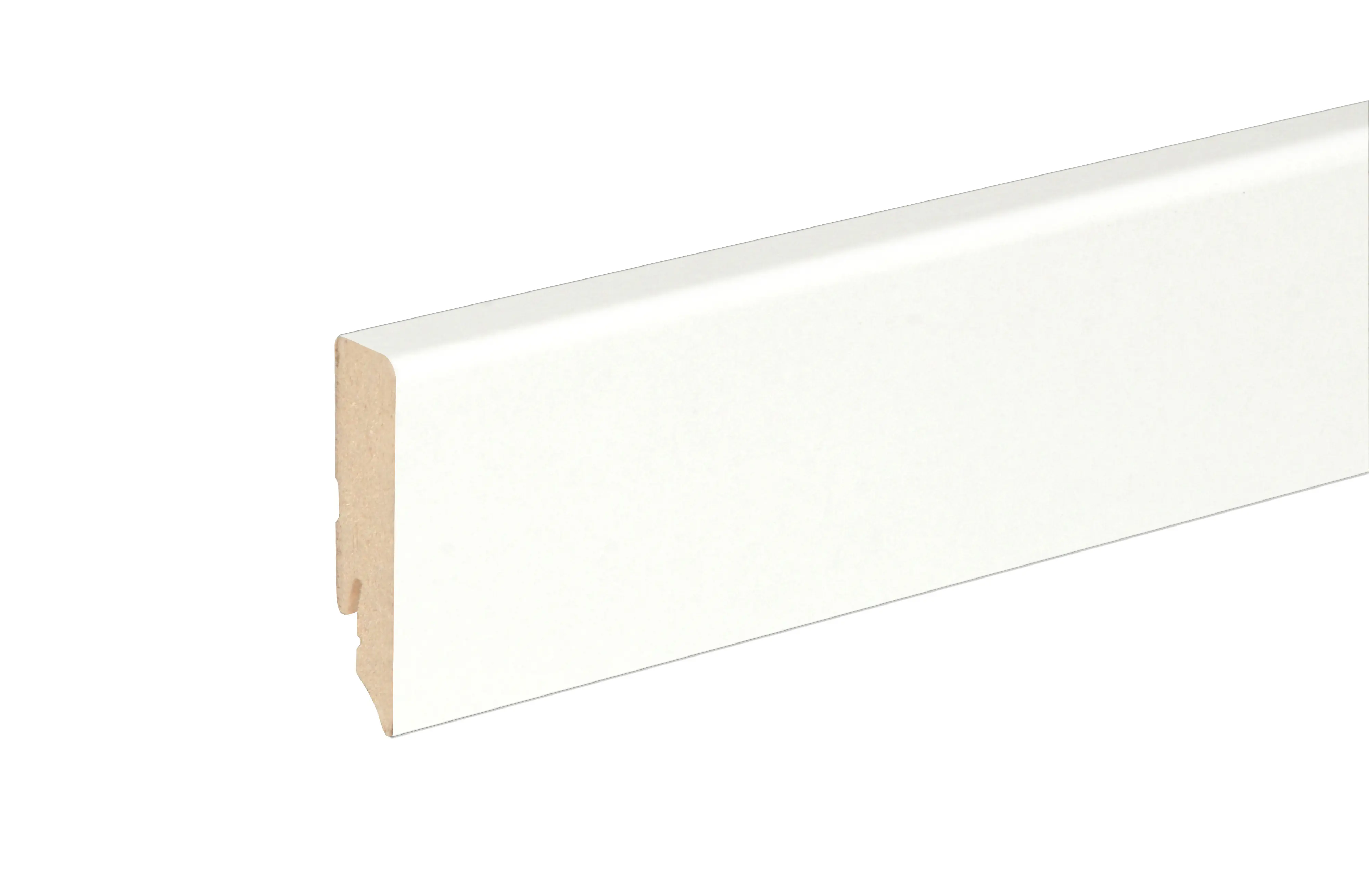 Neuhofer Fußleiste 240 cm x 70 x 16 mm weiß foliert