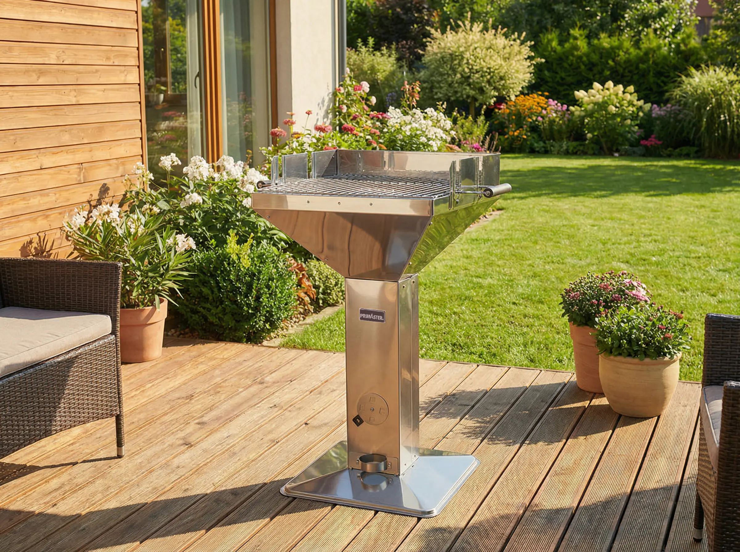 Primaster Trichtergrill Dalton Grillfläche: ca. 47 x 46 cm