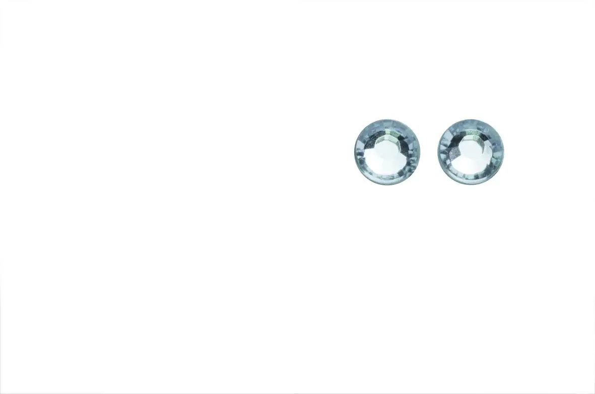 Glorex P&D Diamanten rund 8mm crystal