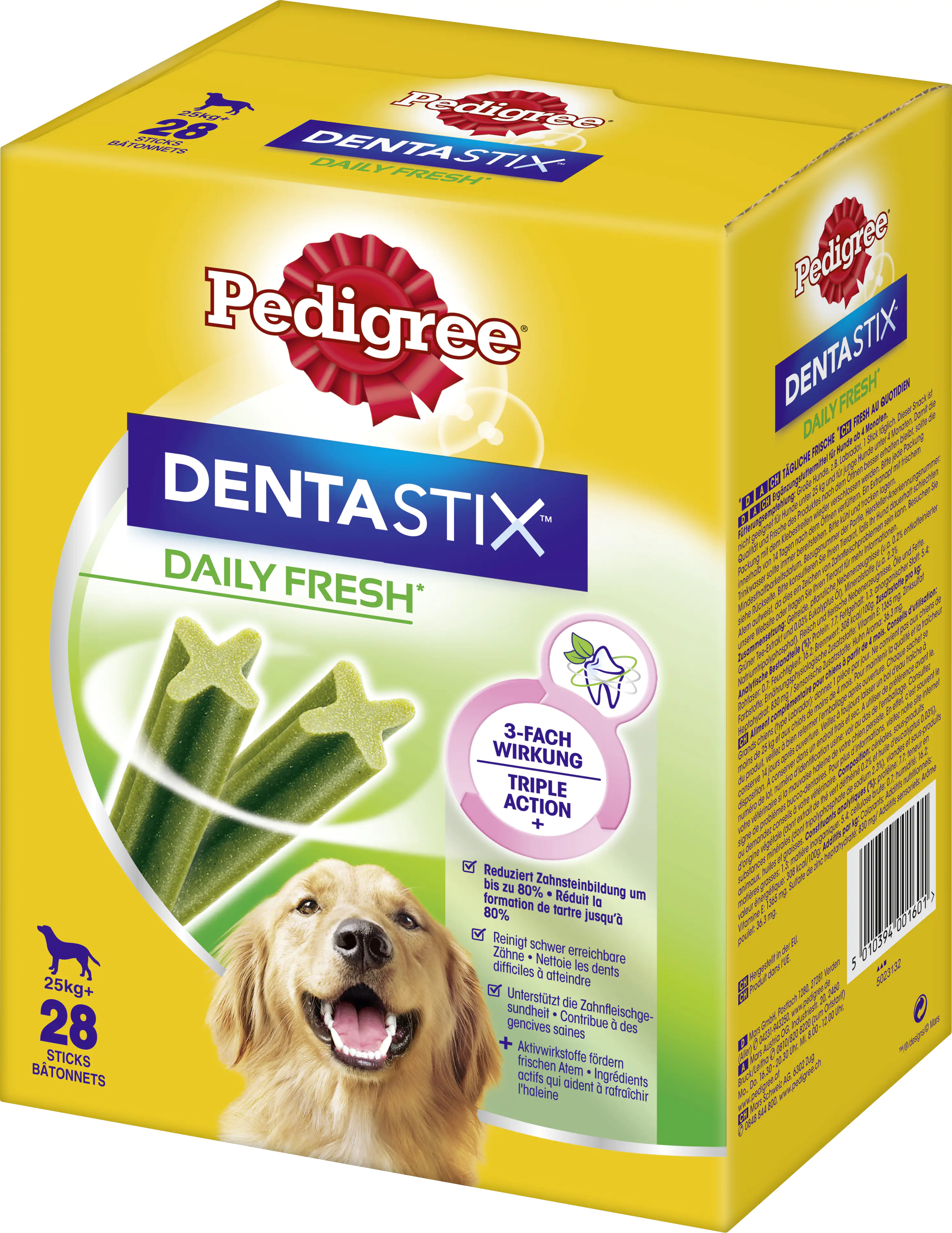 Pedigree Dentastix Daily Fresh Große Hunde 28 Stück
