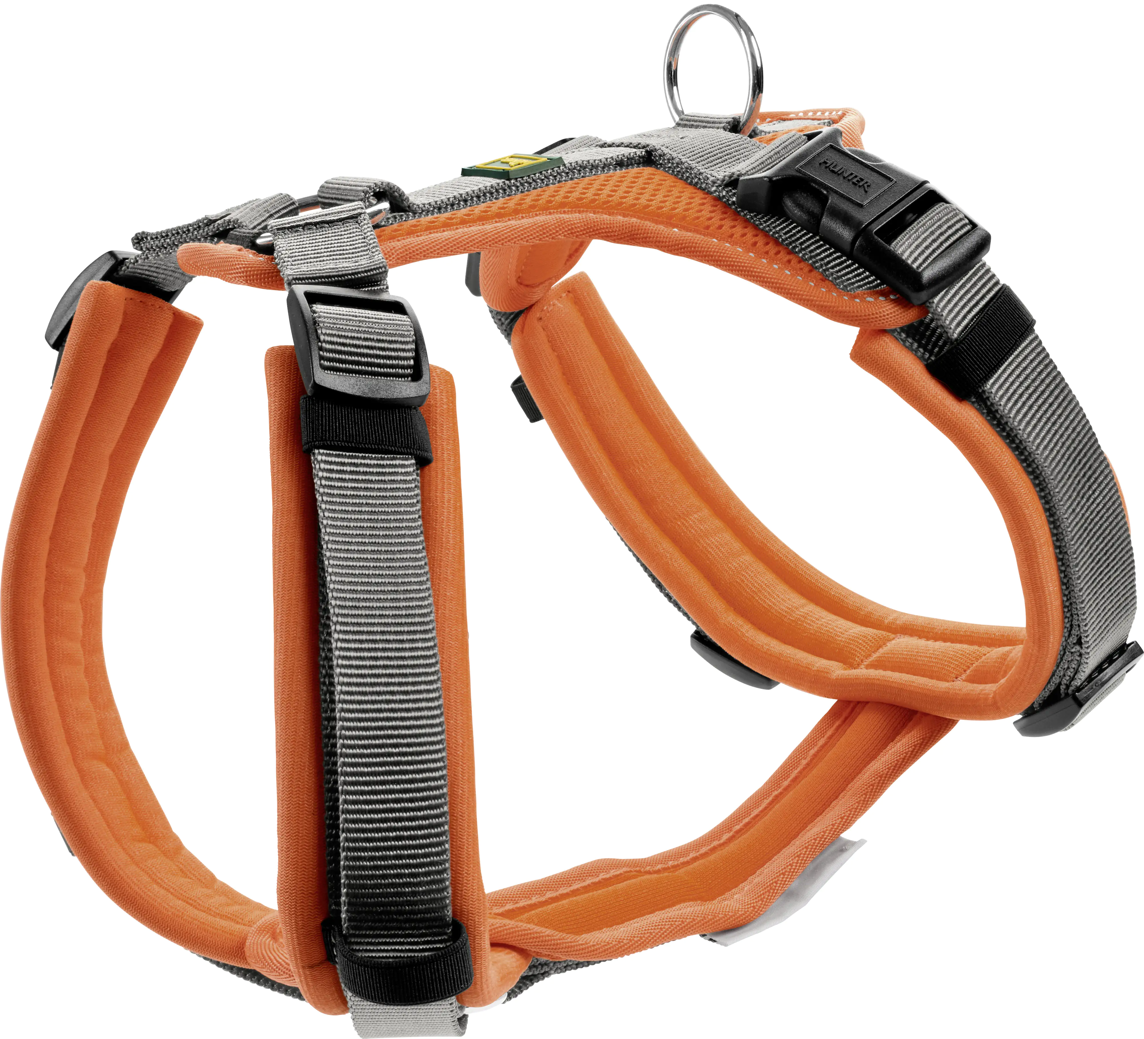 Hunter Hundegeschirr Maldon XS orange/grau