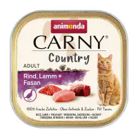 Animonda Carny Adult Katzennassfutter getreidefrei 100 g Rind, Lamm & Fasan