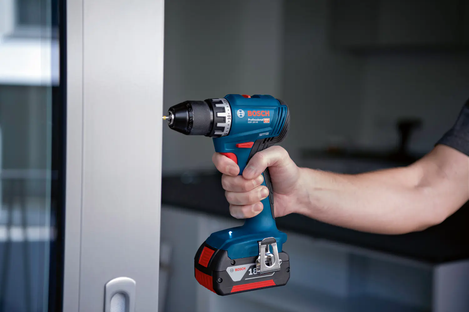 Bosch Akku-Bohrschrauber GSR 18 V-45 ohne Akku und Ladegerät