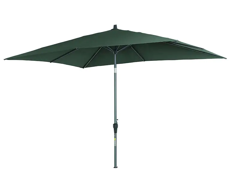 Siena Garden Mittelstockschirm Avio olive 300 x 200 cm