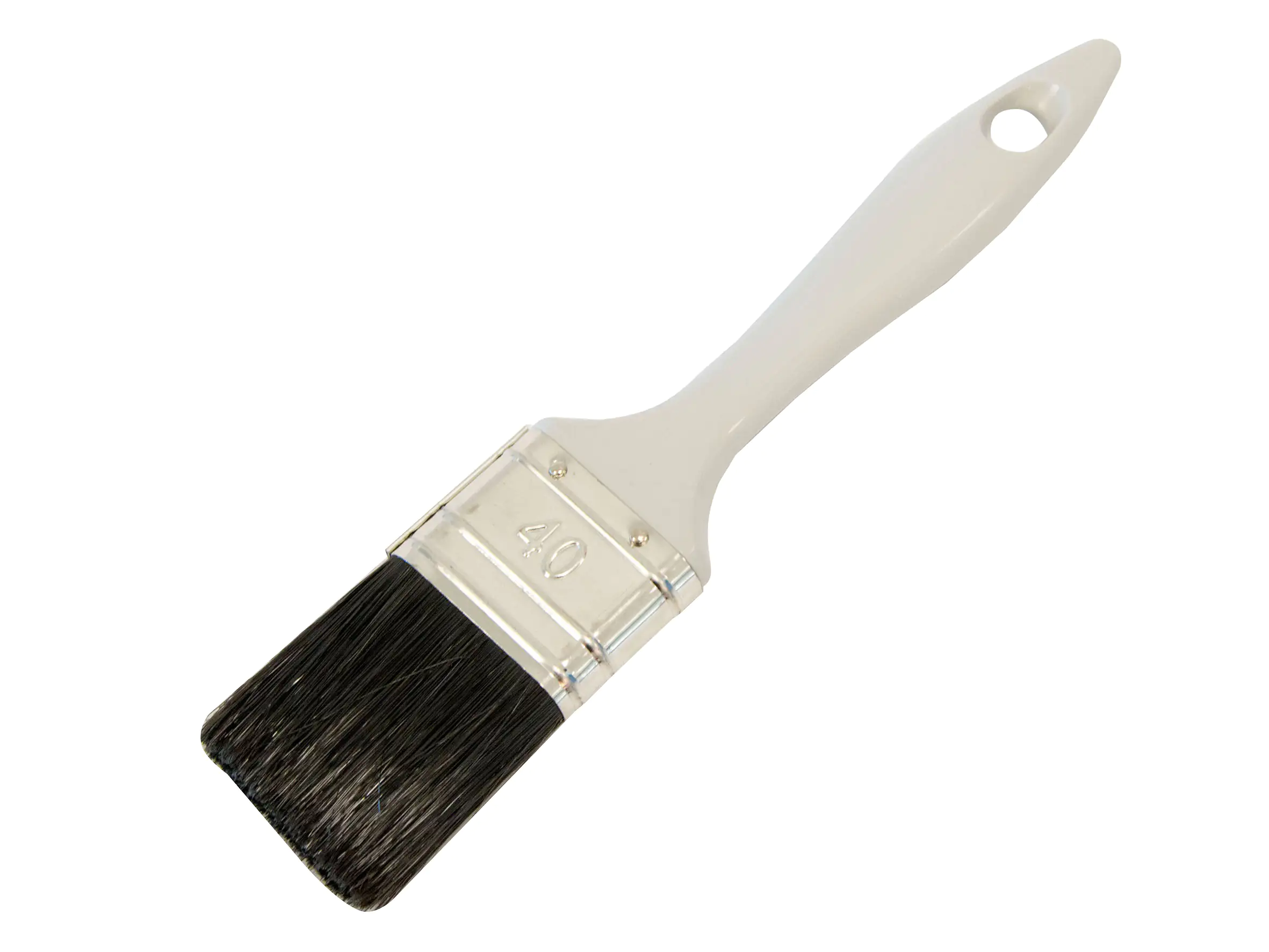 Nespoli Eco Flachpinsel Lack 40 mm, für Lack, schwarz
