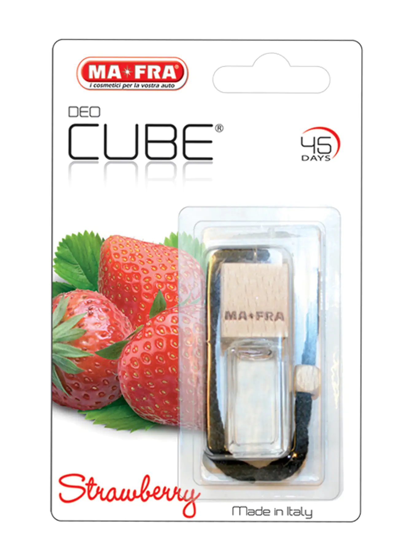 Mafra Lufterfrischer Duftflakon Deo Cube Erdbeere