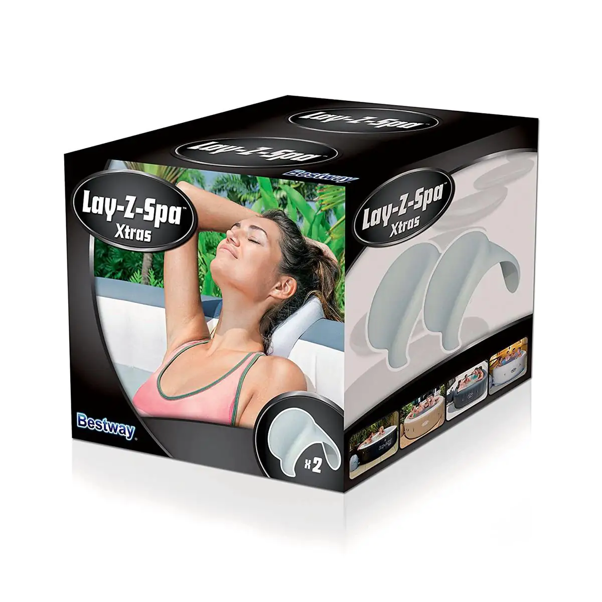 Bestway LAY-Z-SPA Nackenkissen Set 25 x 19,5 x 17.5 cm