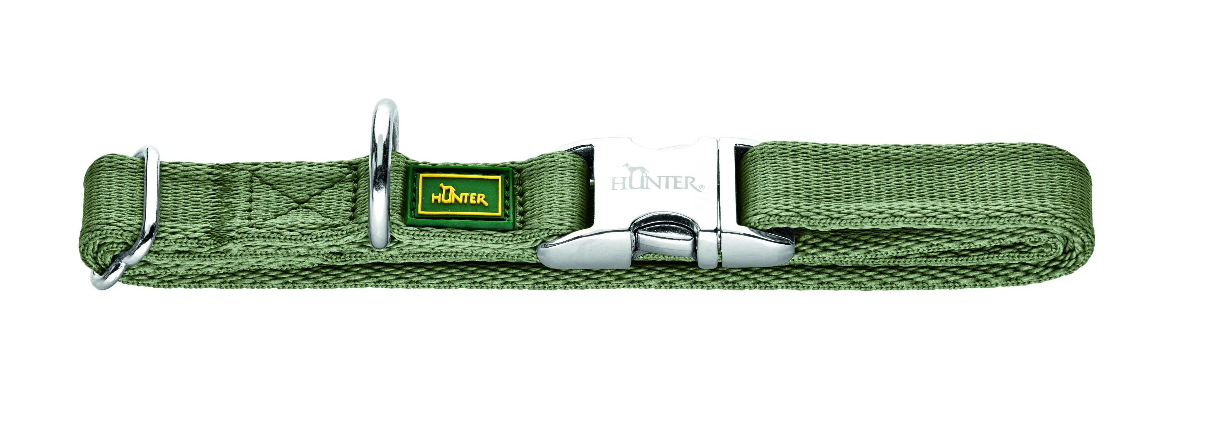 Hunter Hundehalsband Inari Alu-Strong M lindgrün