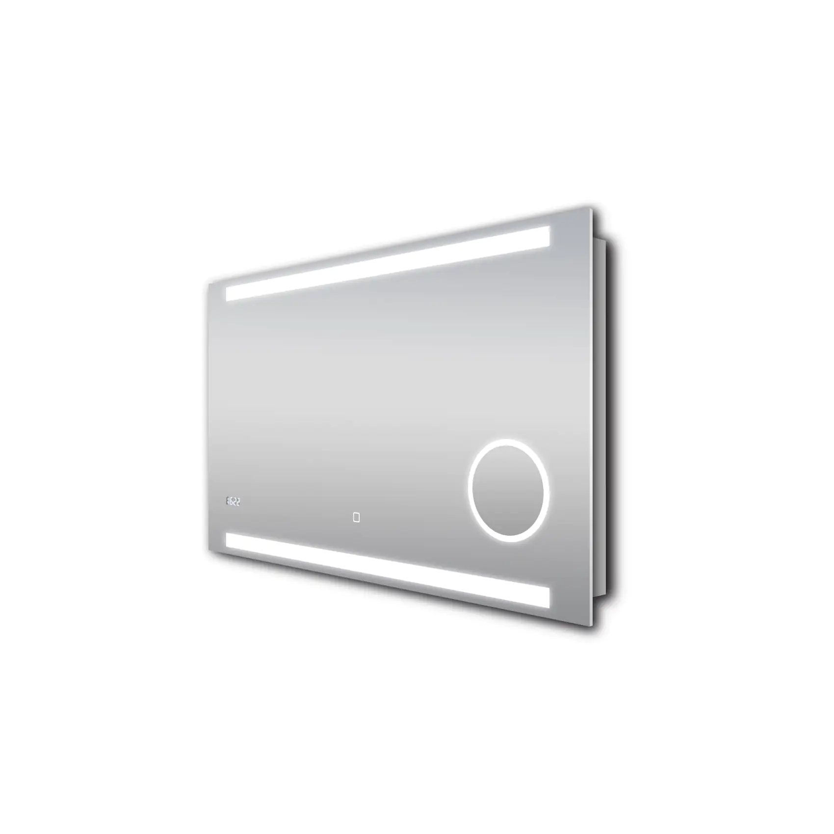 DSK LED Lichtspiegel Silver Rey 100 x 60 cm