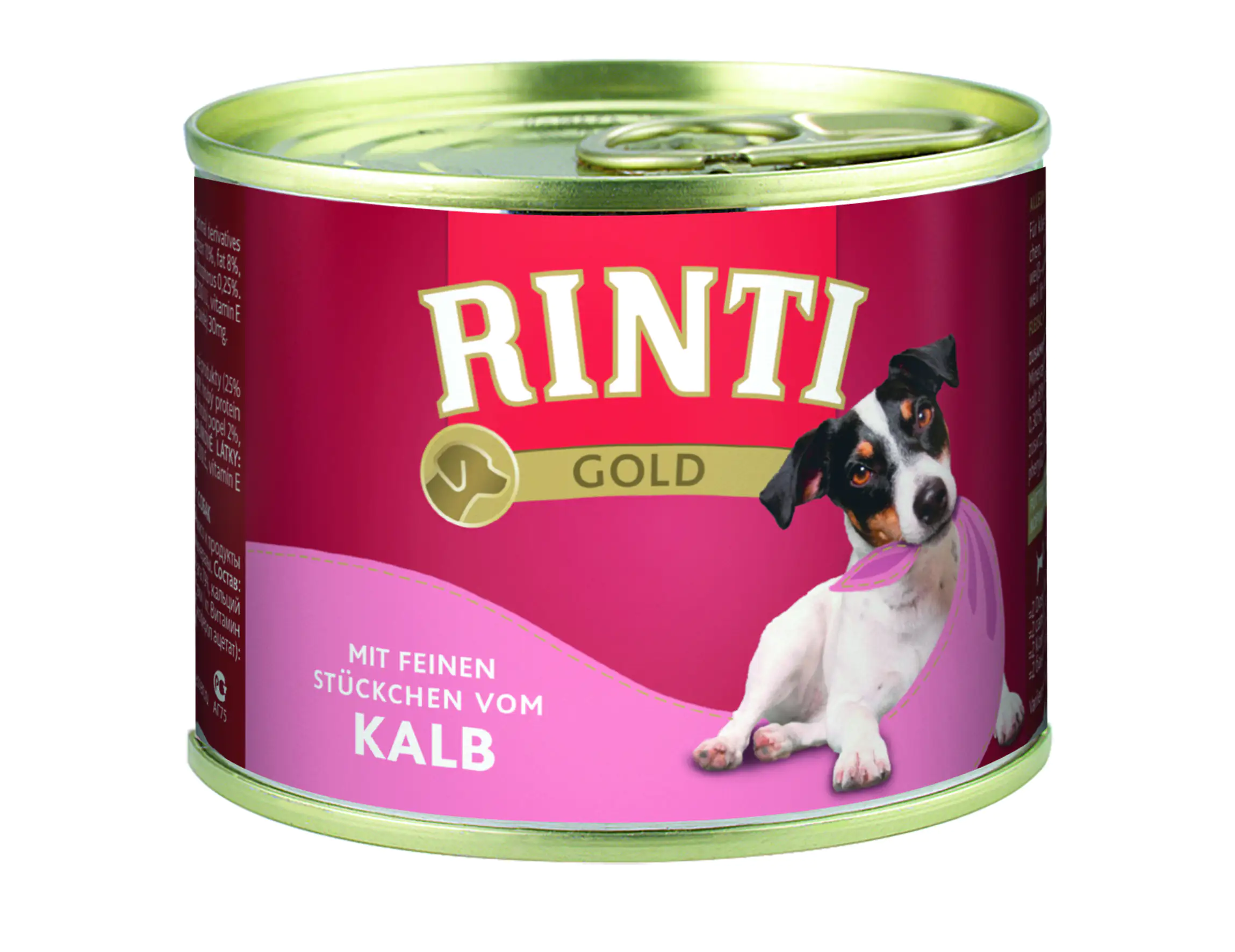 Rinti Gold Hundenassfutter Adult getreidefrei 185 g Kalb