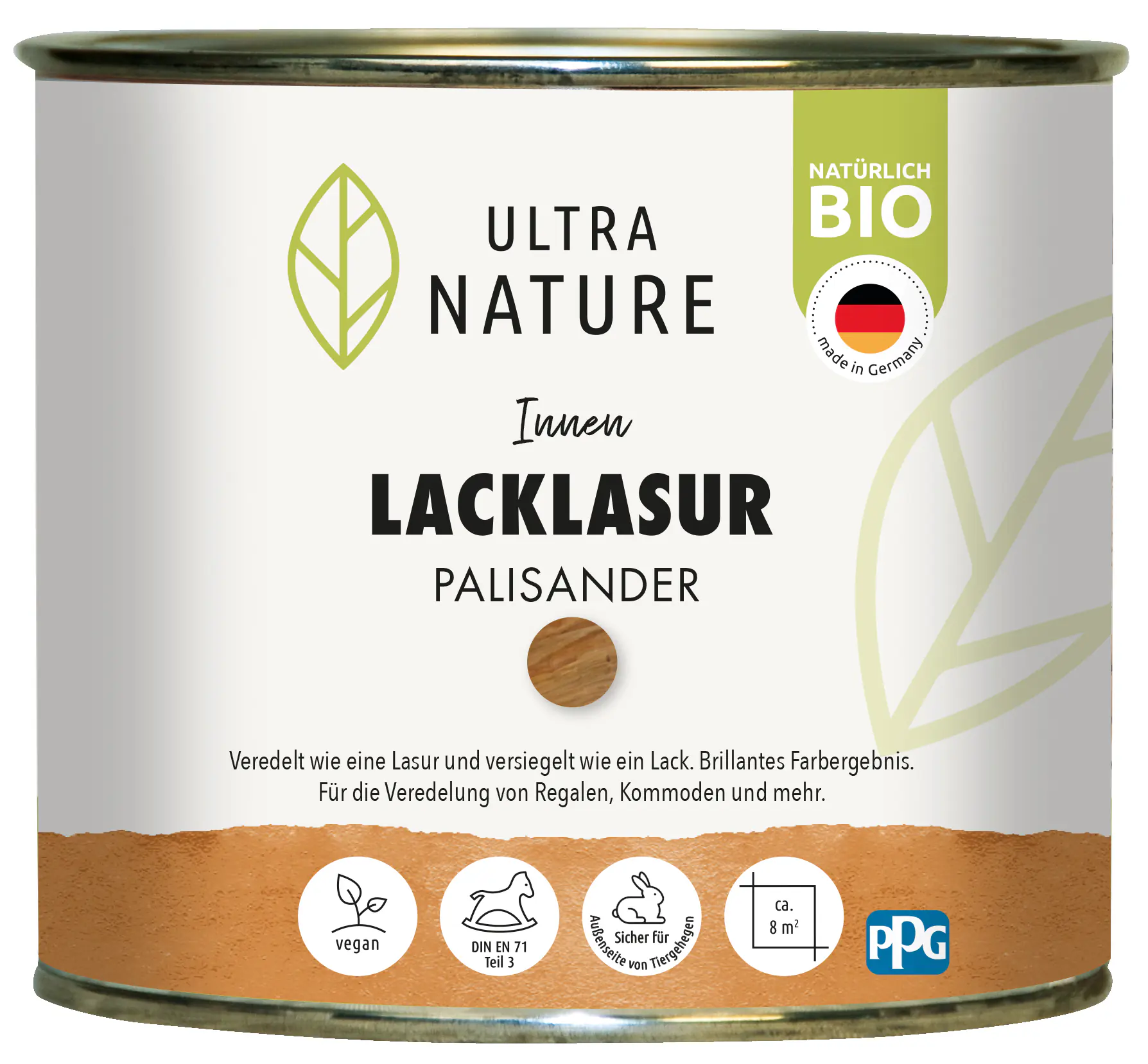Ultra Nature Lacklasur 375 ml nussbaum dunkel