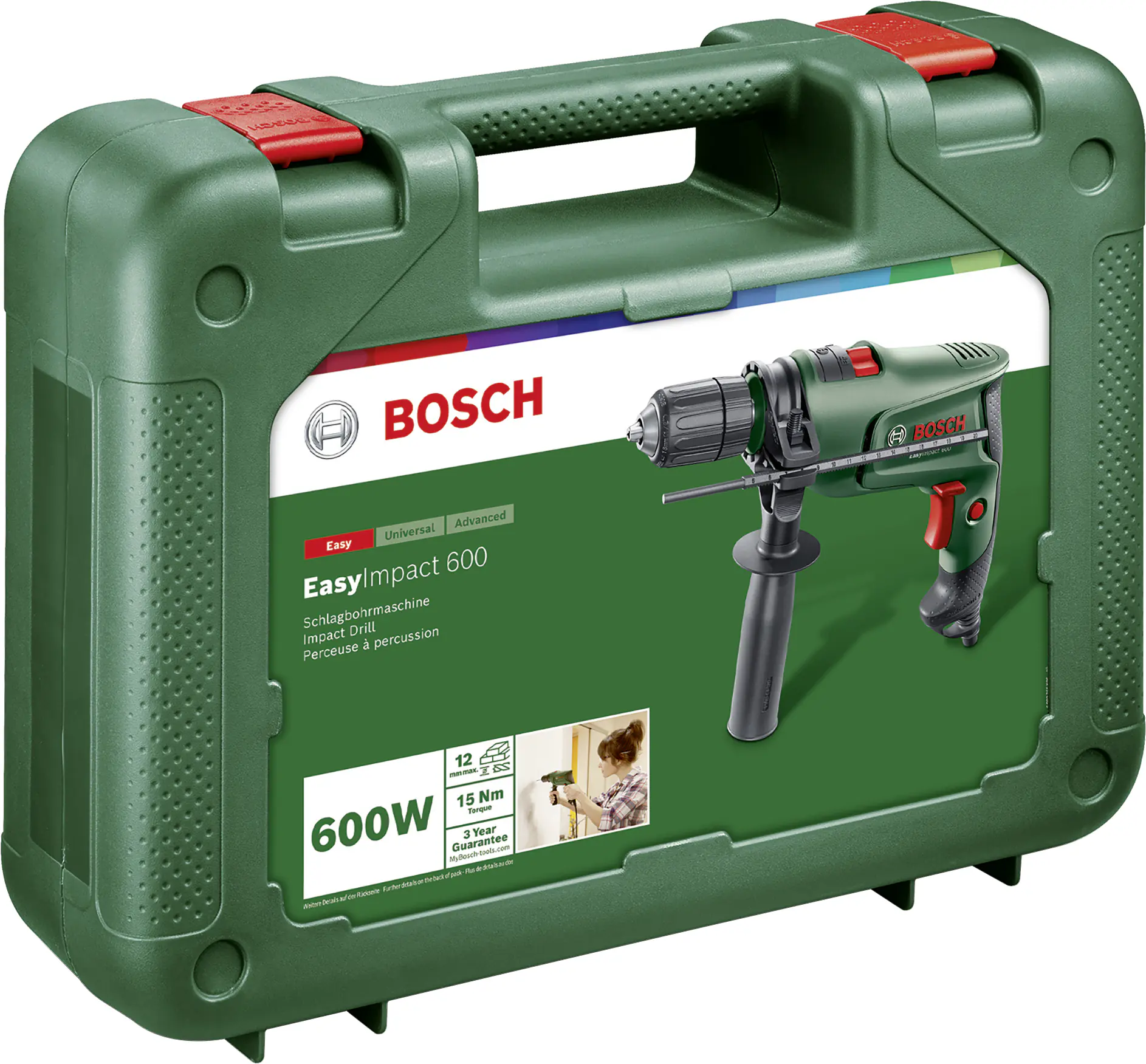 Bosch Schlagbohrmaschine Easy Impact 600 600 W