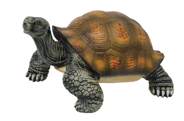 Dekofigur Schildkröte 34 x 50 x 60 cm grau