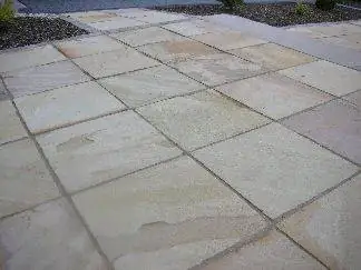 Terrassenplatte Sandstein 30 x 30 x 2,5 cm mint