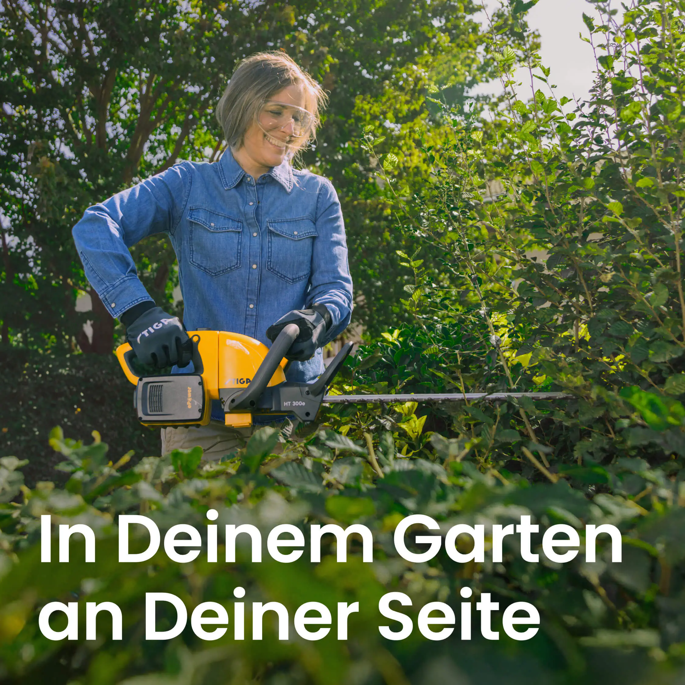 Stiga Akku-Heckenschere HT 300e Set inkl. Akkus und Ladegerät
