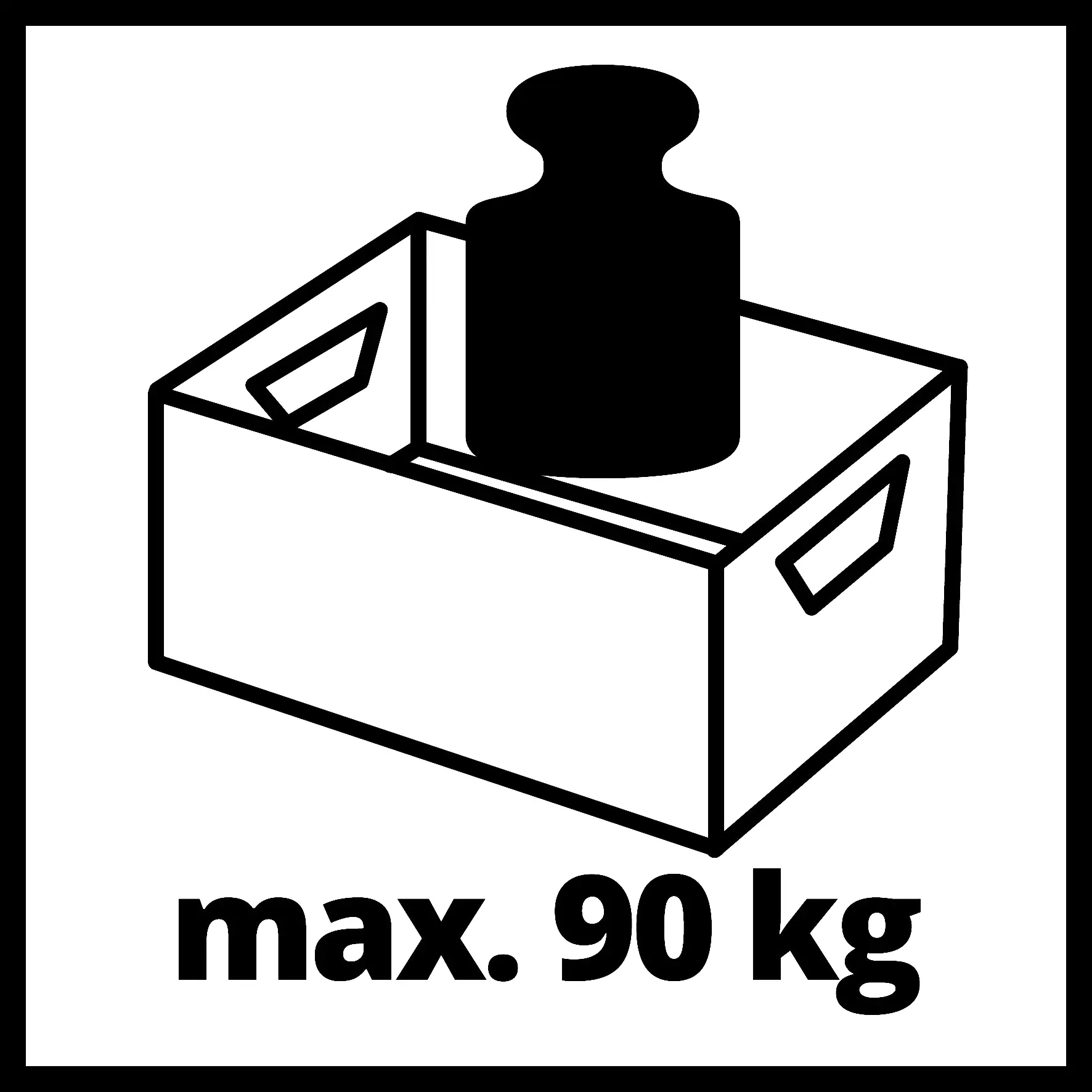 Einhell Werkzeugkiste E-Case Kunststoff 90 kg mit Seitengriffen