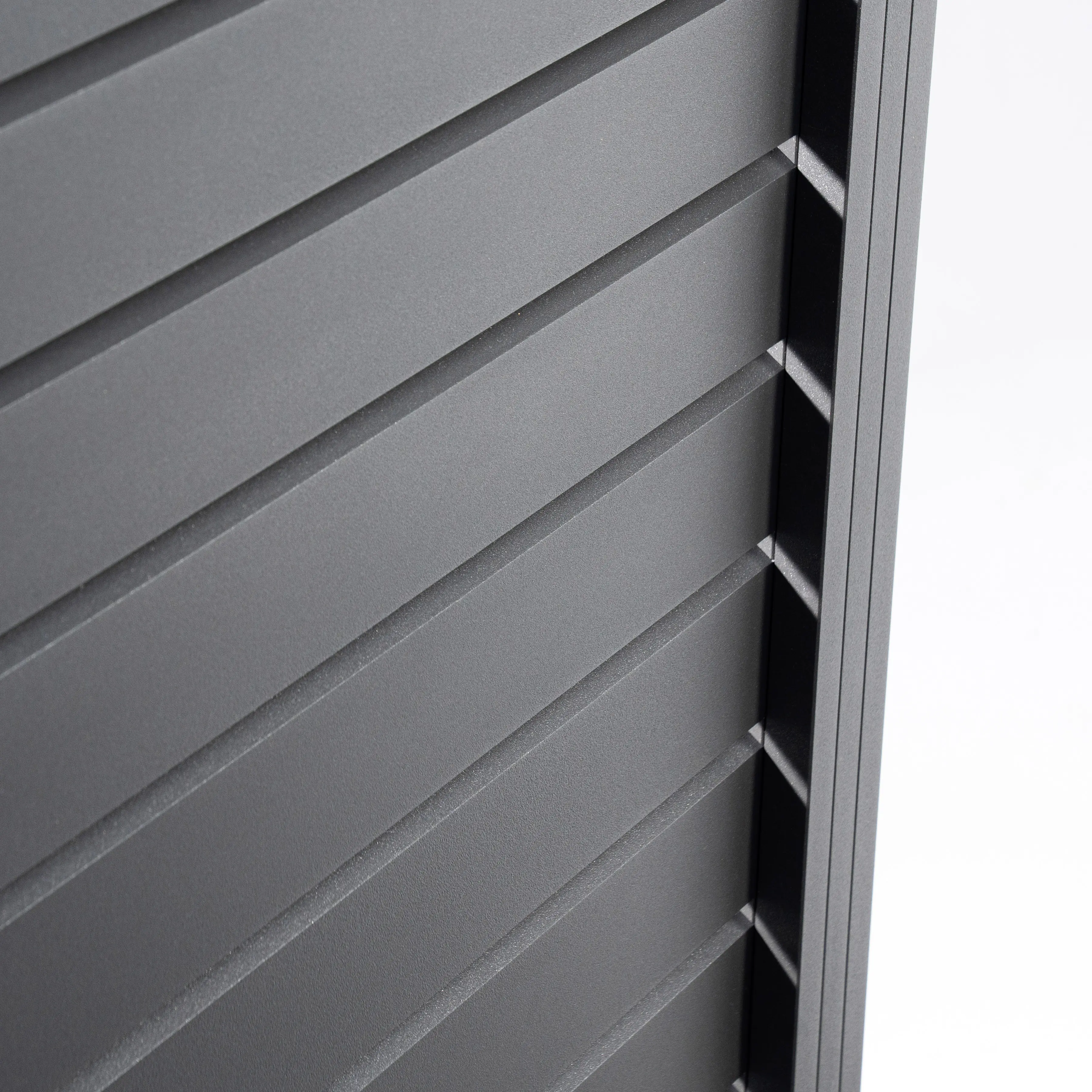 Ambiente Alu-Zaun Grundset Rhombus MINI 187 x 244,2 cm grau