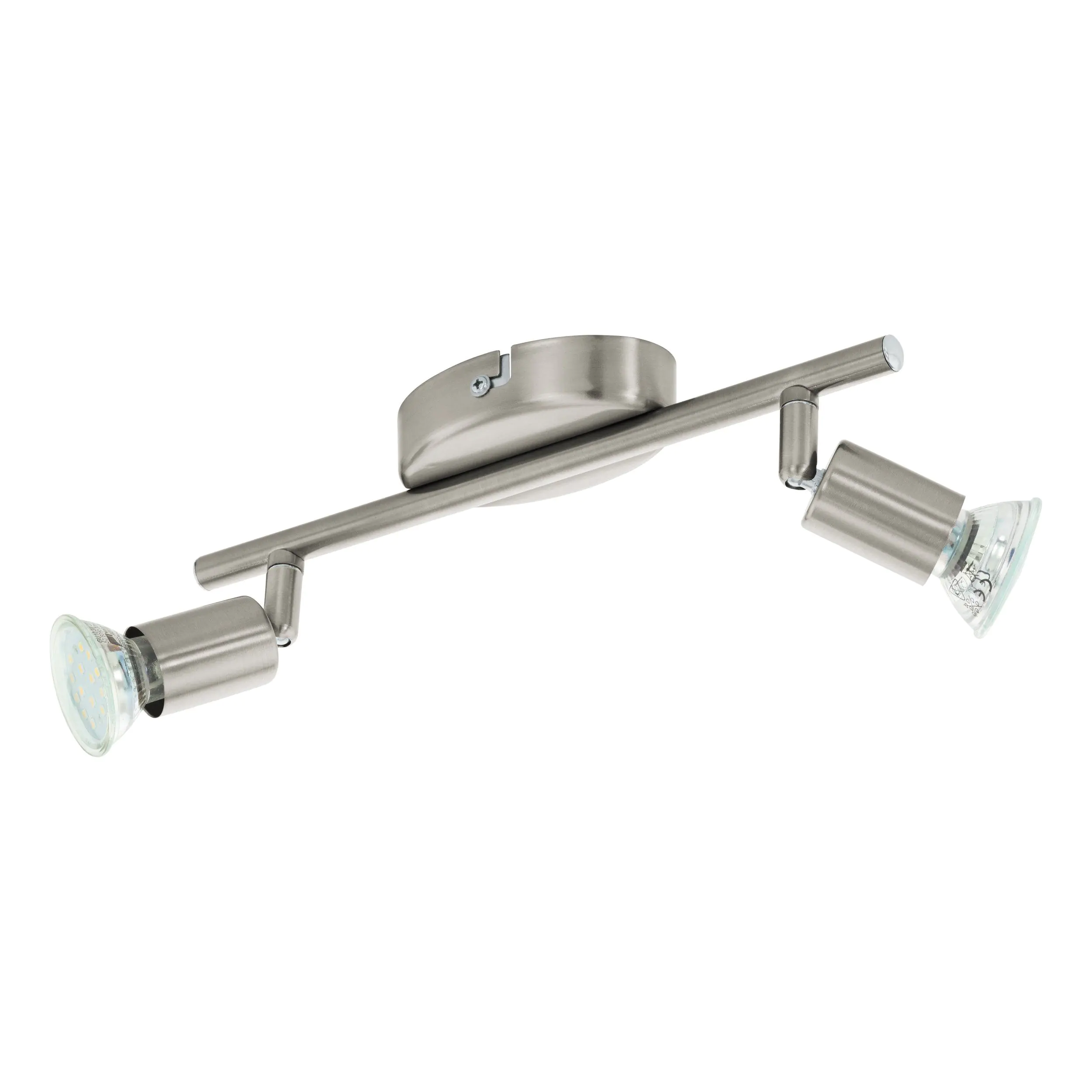 Eglo 2er LED Spot Buzz nickel-matt 28,5 x 6,5 cm GU10