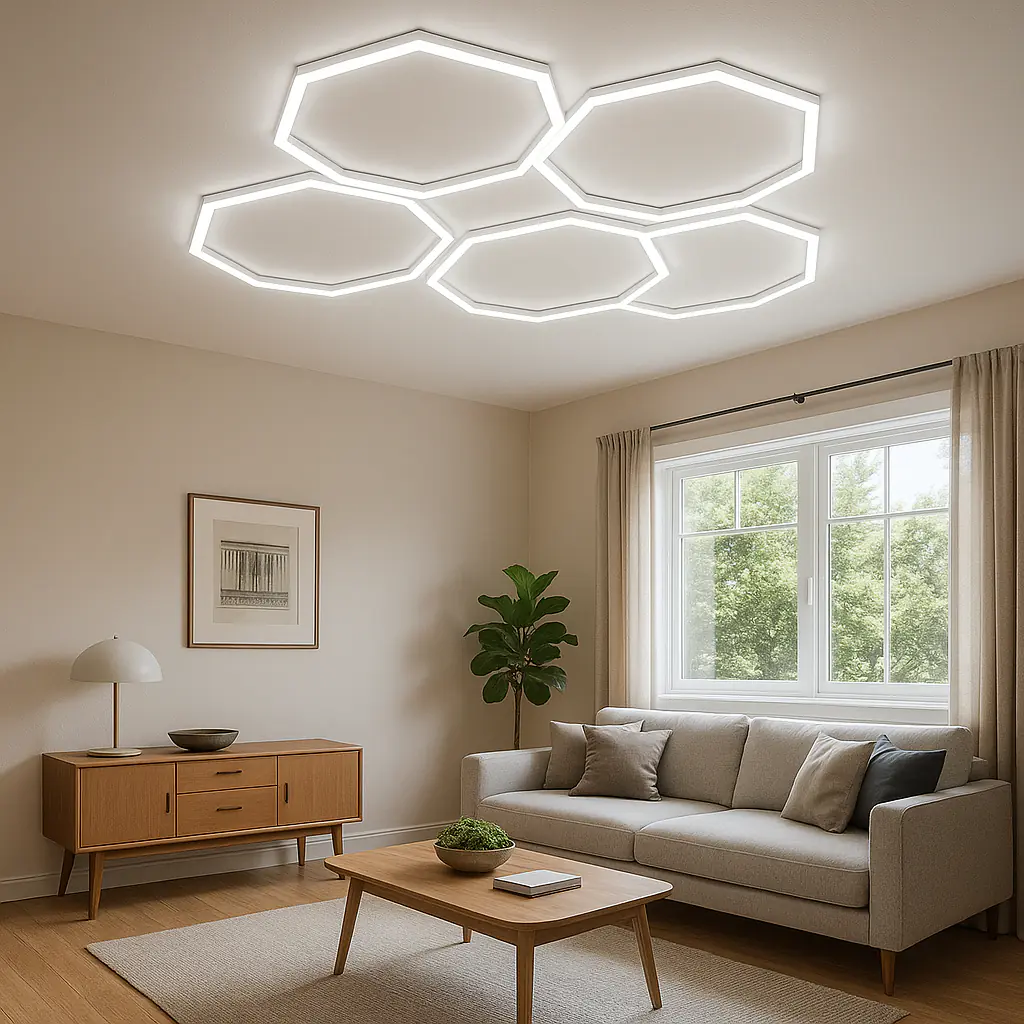 LED Deckenleuchte Premium Line Aero 247 x 171 cm kaltweiß dimmbar 