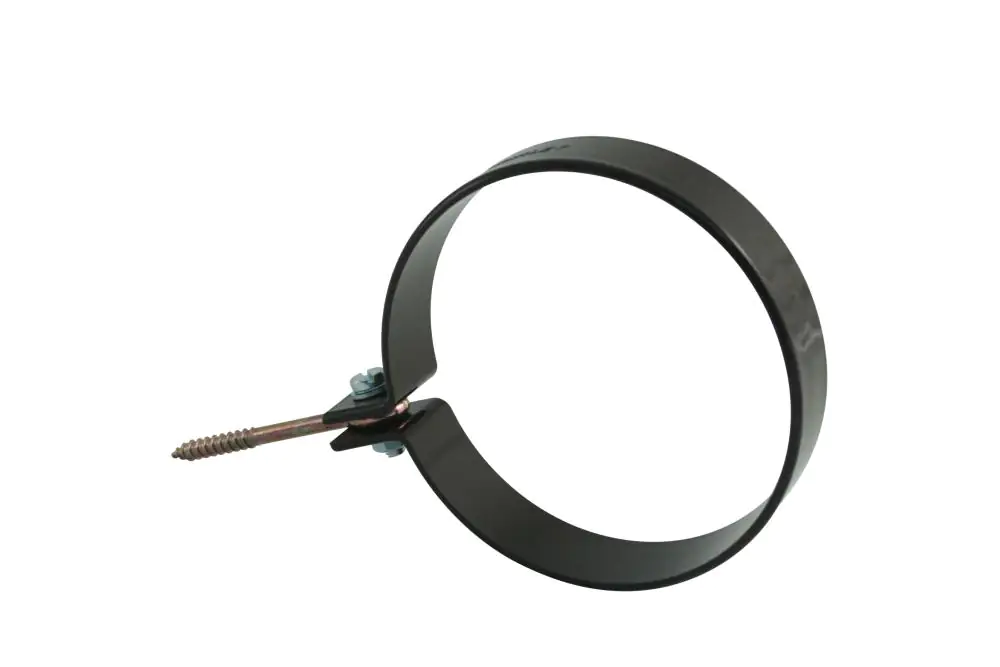 Marley Fallrohrschelle NW 75 mm, mit Ringschraube, braun
