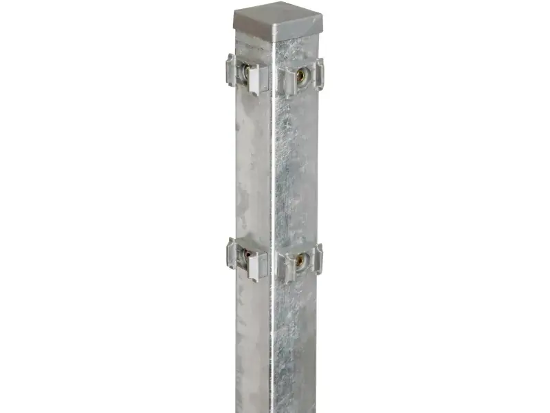 Floraworld Zauneckpfosten Comfort 140 x 4 x 4 cm feuerverzinkt