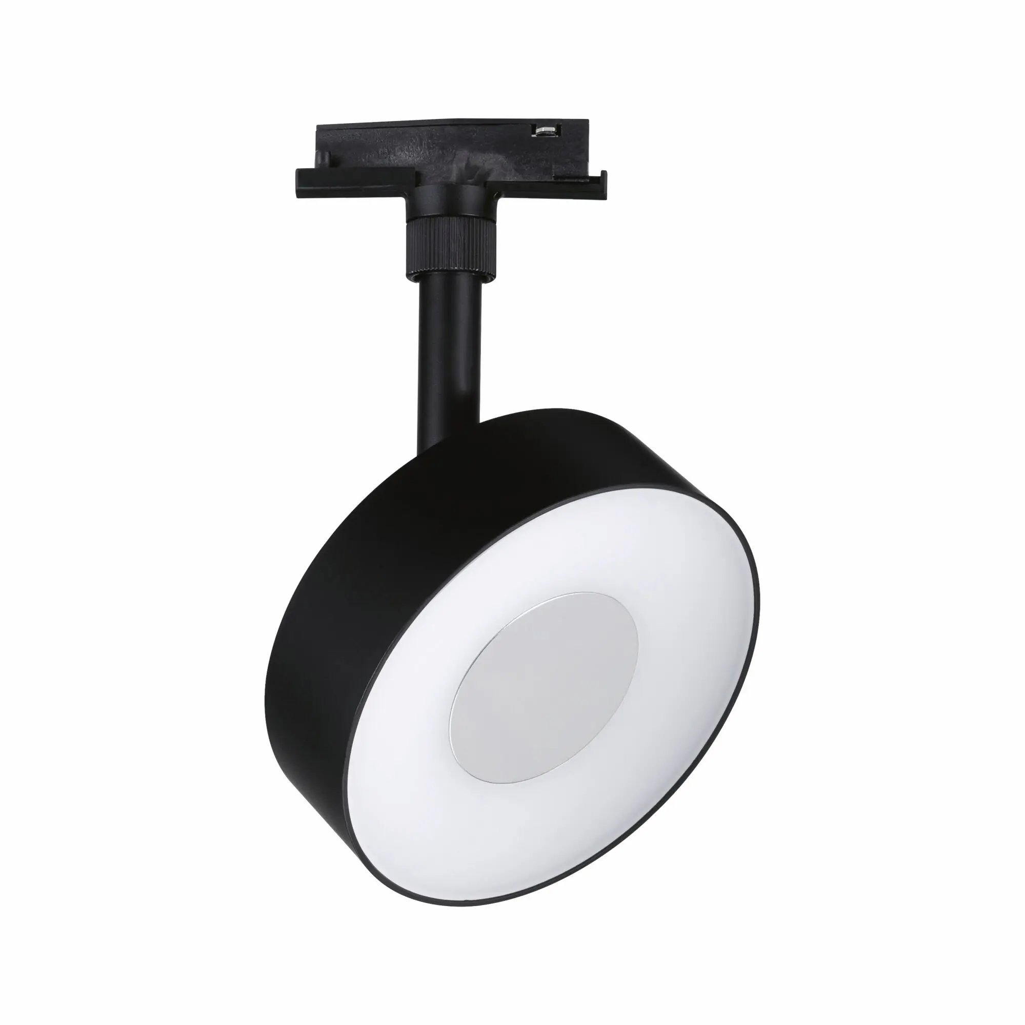 Paulmann URail LED-Deckenleuchte 1er Spot Circle Ø 10 x 13,5 cm warmweiß-neutralweiß schwarz matt