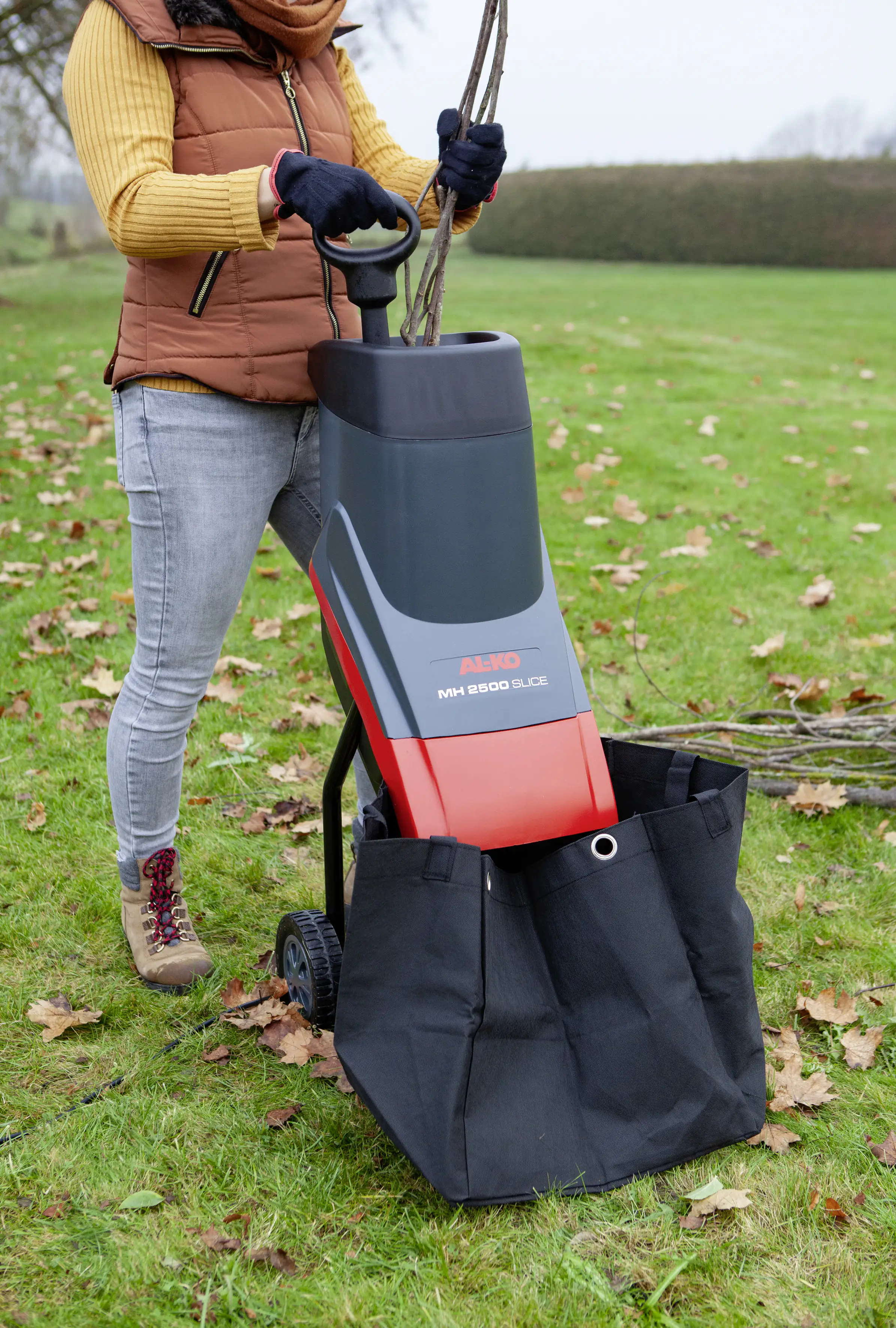Al-Ko Elektro-Messerhäcksler MH 2500 Slice 2.500 Watt, Ø 40 mm Aststärke