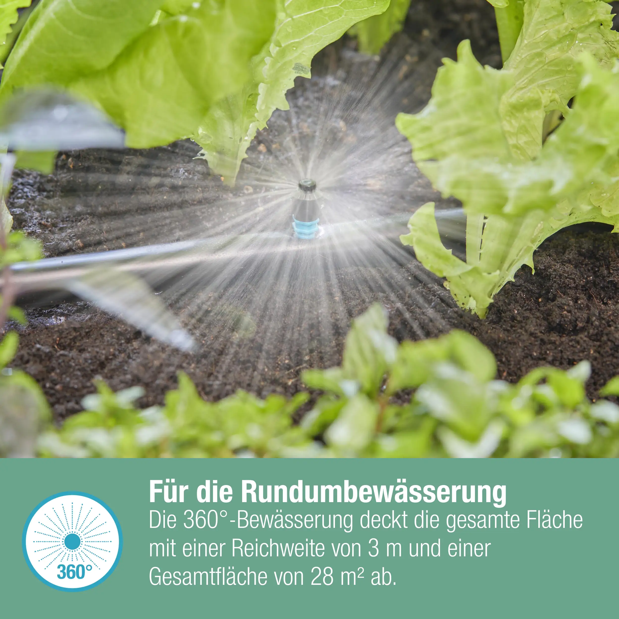 Gardena Sprühdüse, 360°