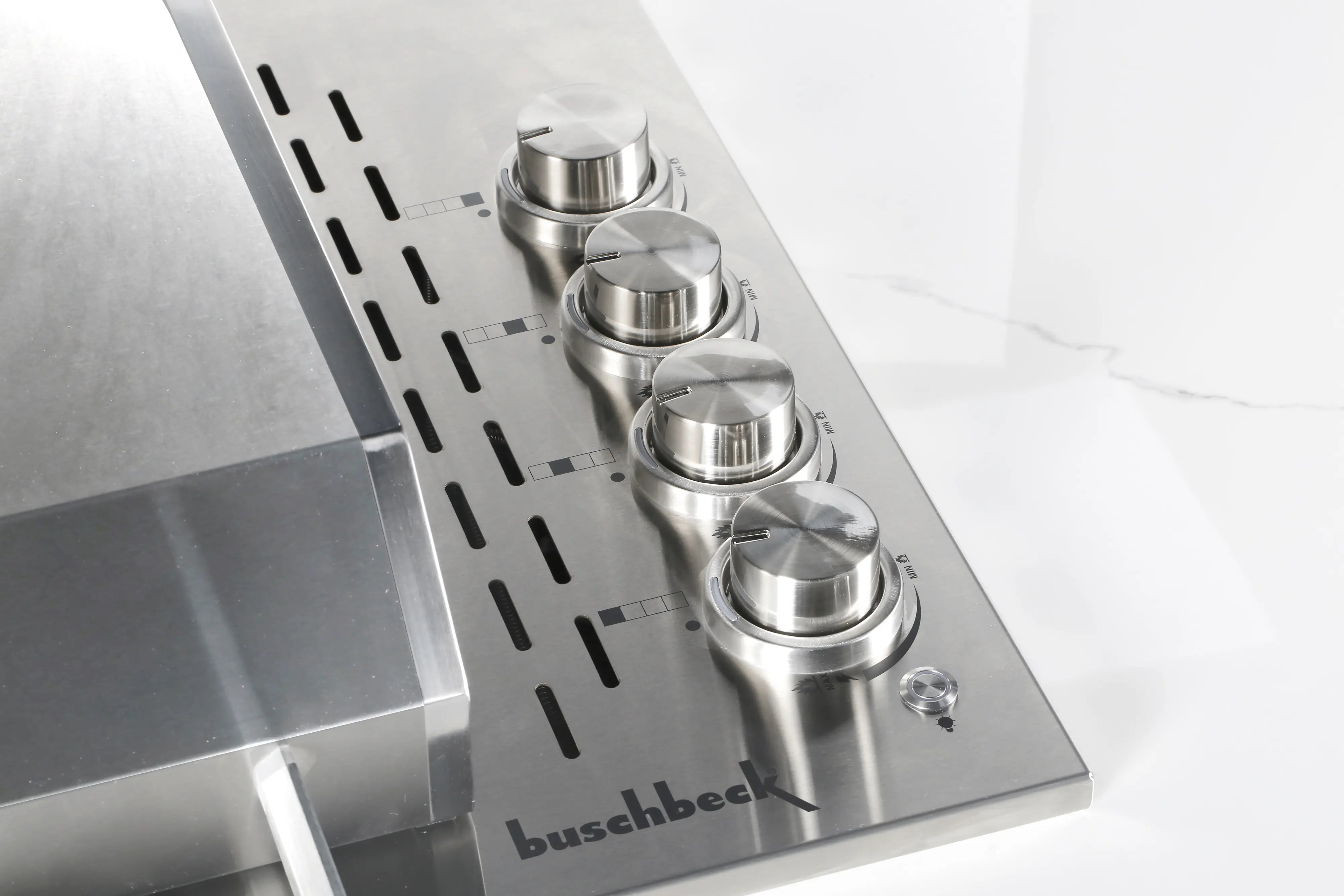 Buschbeck Outdoorküche Sheffield inkl. Kühlschrank und Spüle mit Armatur
