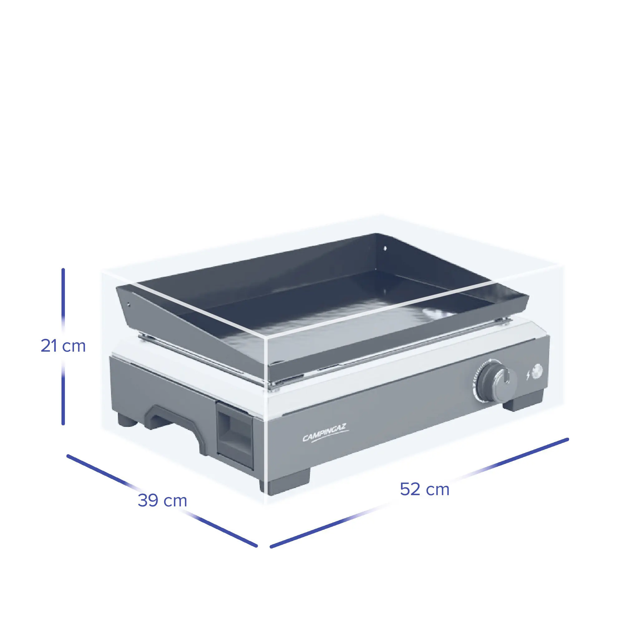 Campingaz Abdeckhaube Premium Compact für Plancha 66 x 51 x 21 cm