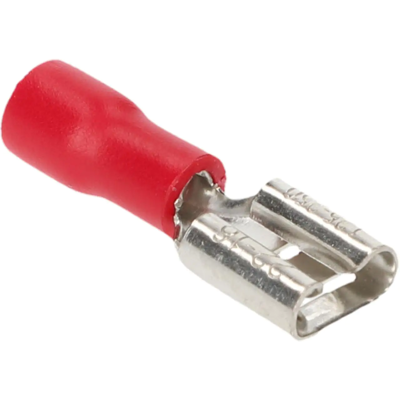 Cartrend Flachsteckhülsen 6,3mm rot 20x