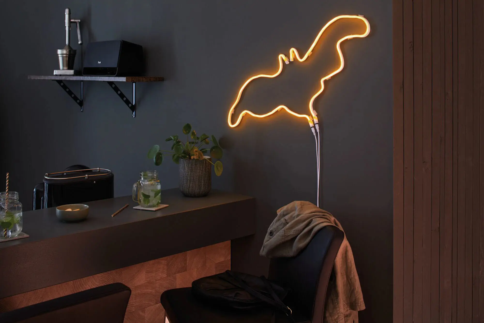 Paulmann LED-Streifen Neon Colorflex Glühlampe 1 m 4,5 W orange 
